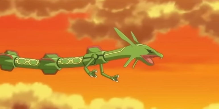 OC] Shiny Rayquaza Fanart : r/pokemon