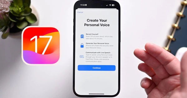 Khám phá tính năng Personal Voice tuyệt vời trên iOS 17: Tạo ra Giọng nói điện tử hoàn toàn riêng của bạn
