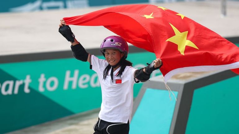 Young Skateboarding Sensation Defies Odds to Claim Gold at Asian Games
