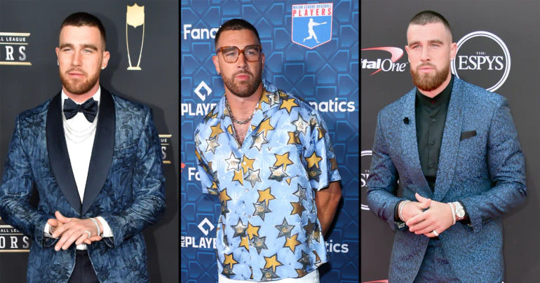 The Fashion Transformation of Kansas City Chiefs' Travis Kelce: Unveiling His Remarkable Style Evolution Through Captivating Photos