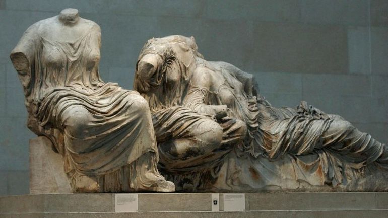 Revealing the Forgotten Elegance: Vibrant Paintings Adorning the Parthenon Sculptures!