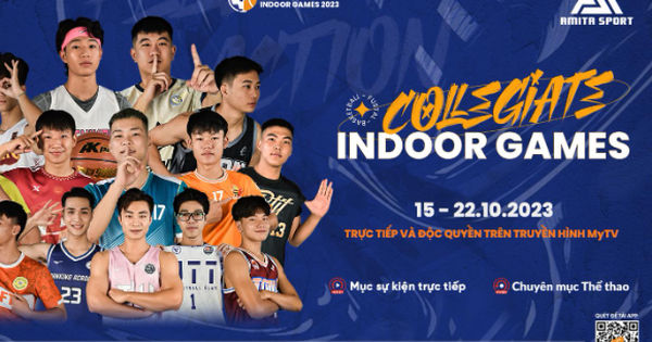Cận cảnh trực tiếp toàn bộ trận đấu Collegiate Indoor Games 2023 trên MyTV