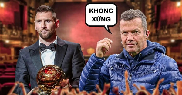 Cuộc tranh luận giữa cựu danh thủ và đồng đội của Messi về Quả bóng vàng 2023