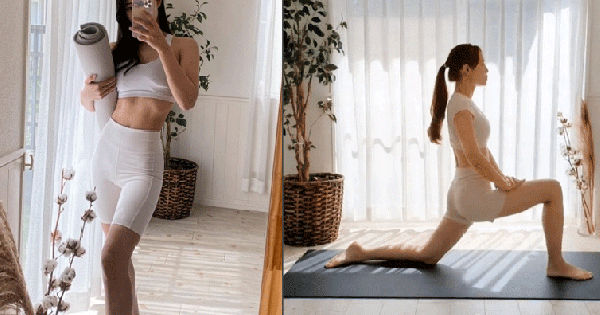 3 động tác yoga siết mỡ đùi giúp chị em có đôi chân thon dài và quyến rũ