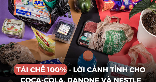 Lưu ý cho Coca-Cola, Danone và Nestle về thông tin sai lệch về tái chế bao bì nhựa