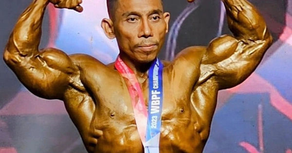 Phạm Văn Mách đoạt danh hiệu thể hình thế giới lần thứ 6