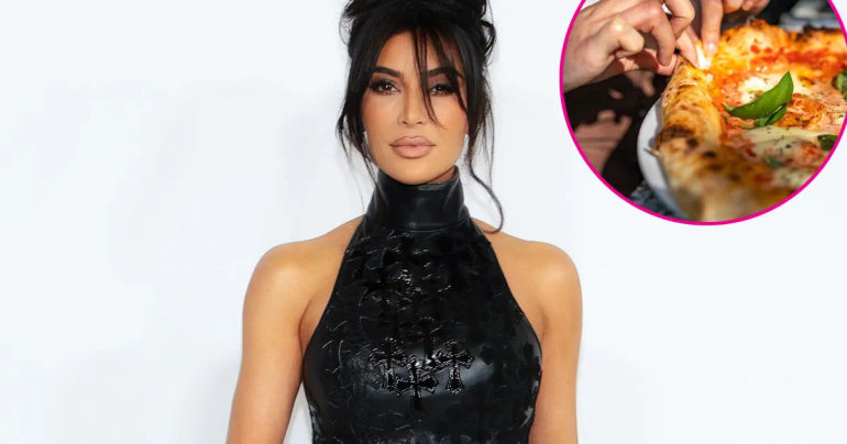 Kim Kardashian Admits Her Preference for Pizza Without Cheese: Just the Dough