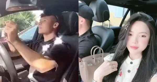 Quang Hải dẫn bạn gái đi tham quan Hồ Tây trên chiếc Mercedes