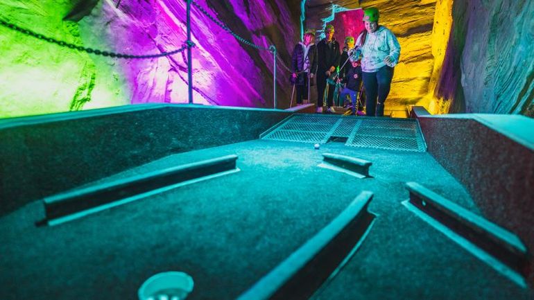 Delving into the depths: Exploring golf's underground adventure in a Welsh mine