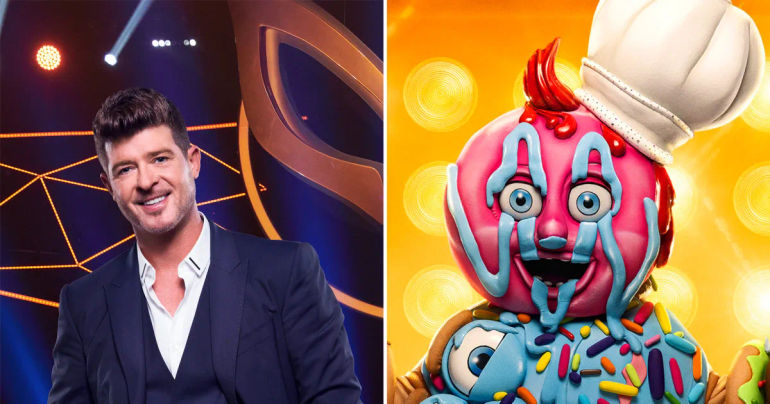 Robin Thicke Speculates if The Masked Singer’s Donut Could Be Linked to His Late Father’s Wide Network