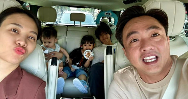 Cường Đô La chia sẻ hình ảnh gia đình 5 thành viên, Subeo - Suchin thu hút sự chú ý với biểu cảm dễ thương