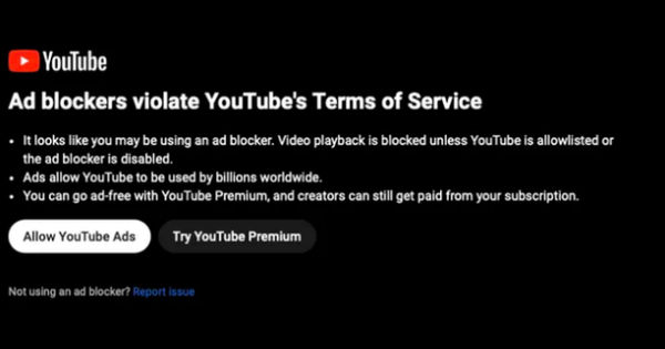 75% người dùng ưa chuộng việc sử dụng trình chặn quảng cáo hơn là YouTube Premium