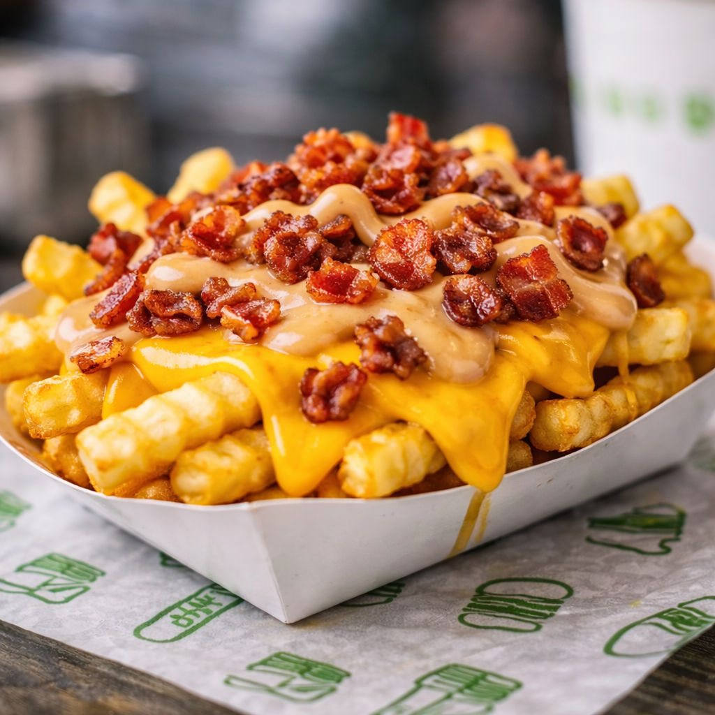 Cheese Fries with Bacon