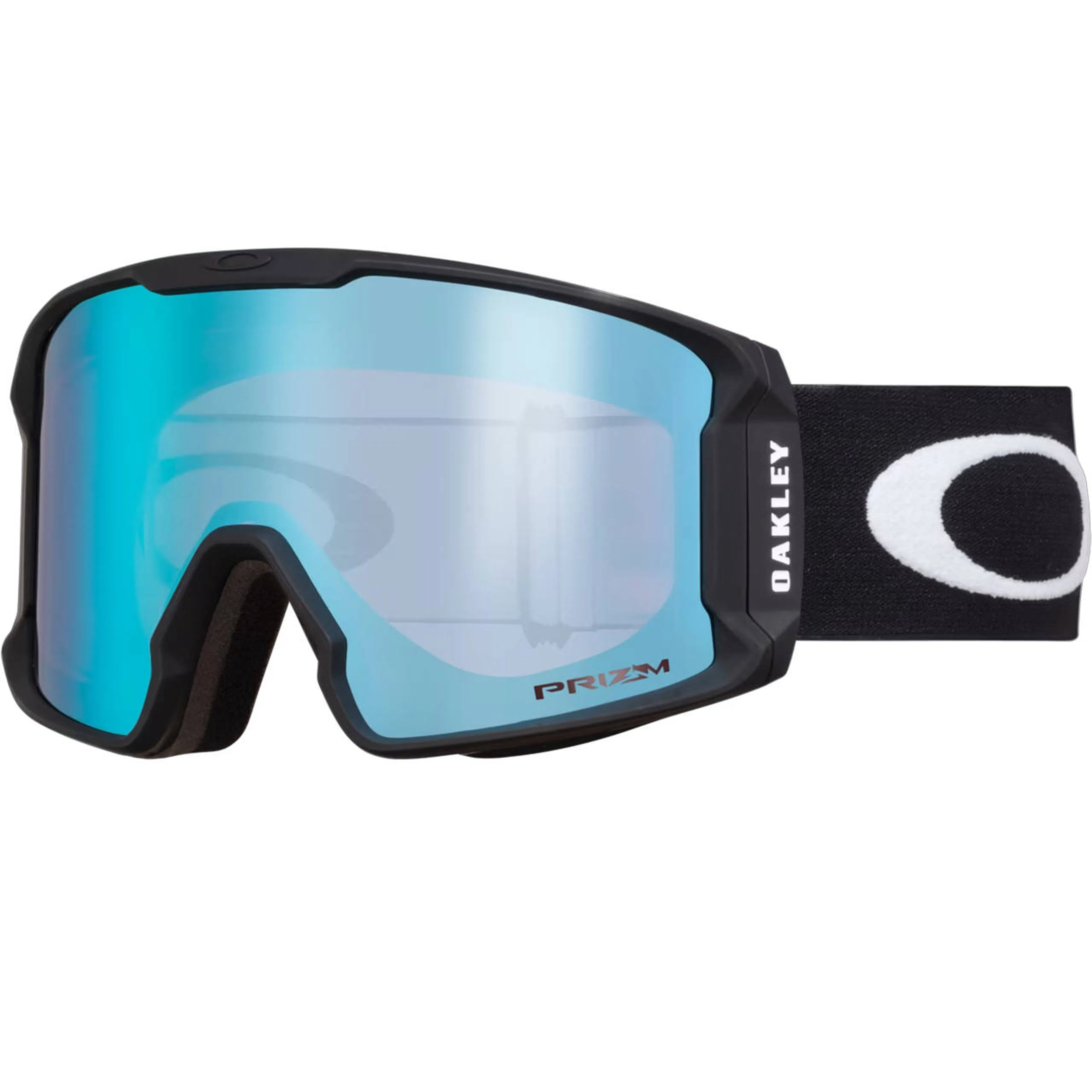 Маска OAKLEY Line Miner L Prizm Sapphire Iridium, матовый, чёрный