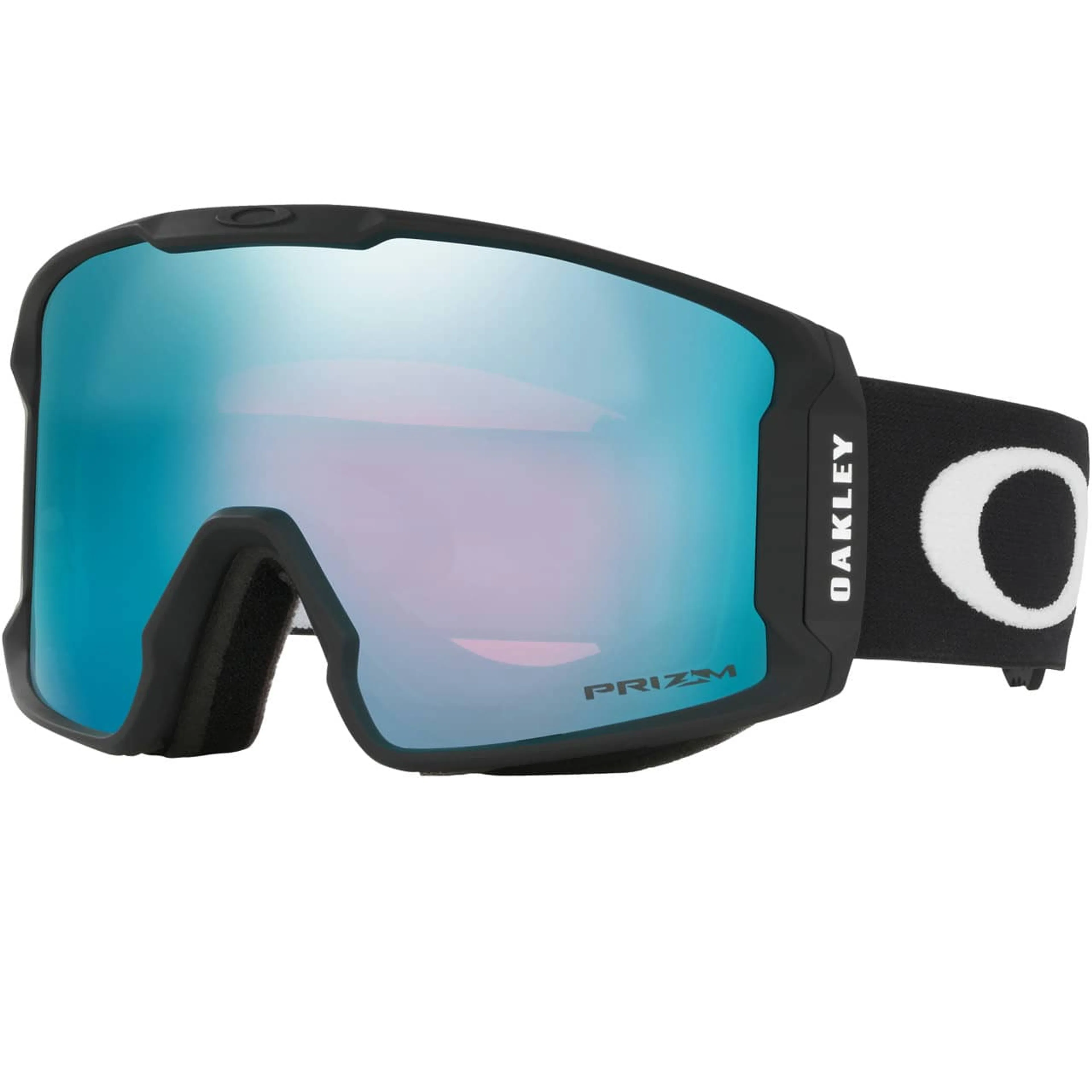 Маска OAKLEY Line Miner M Prizm Sapphire Iridium, матовый, чёрный