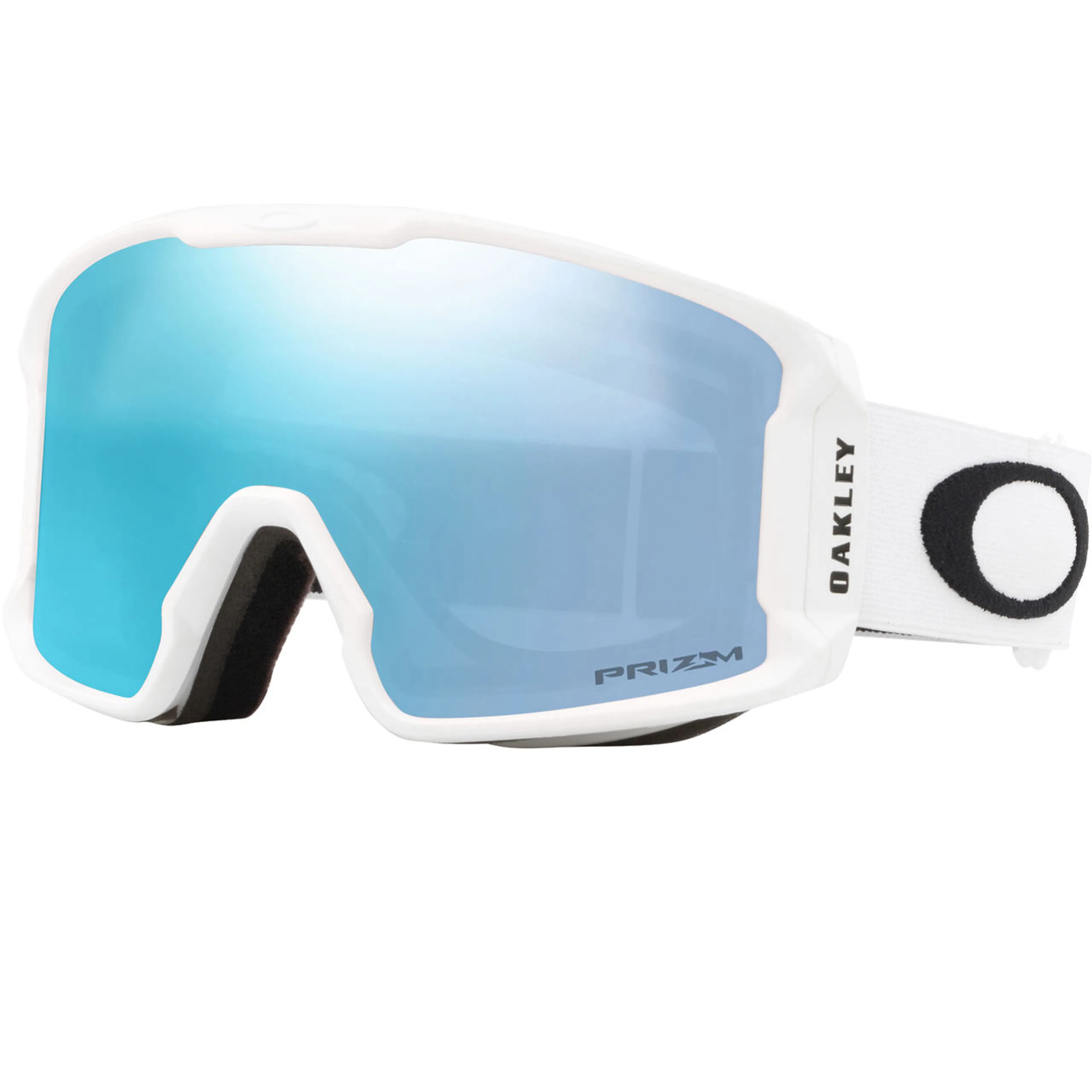 Маска OAKLEY Line Miner M Prizm Sapphire Iridium, матовый, белый