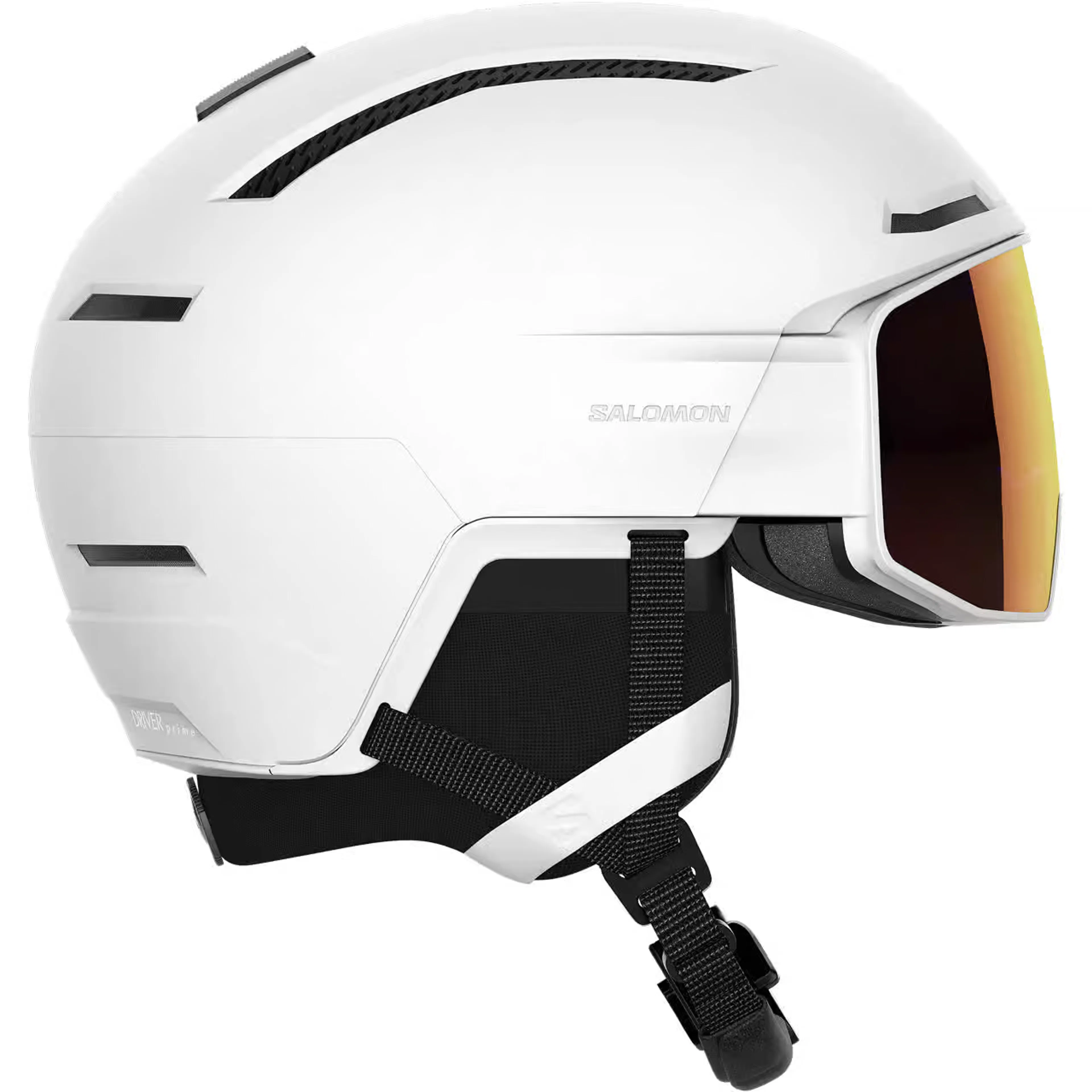 Шлем Salomon Driver Prime Mips Sigma Photo poppy, белый, красный