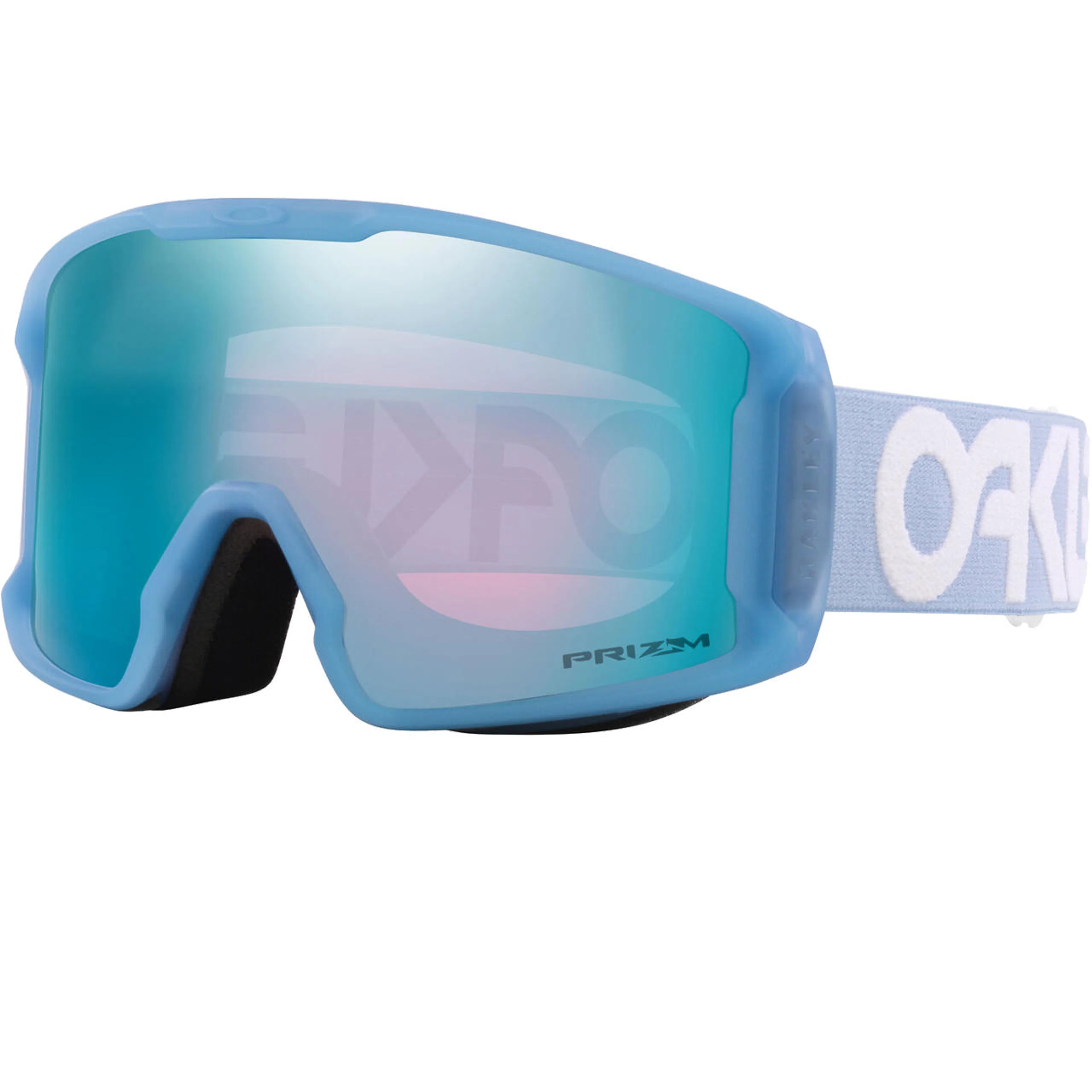Маска OAKLEY Line Miner M B1B Prizm Sapphire Iridium, матовый, тёмно-синий