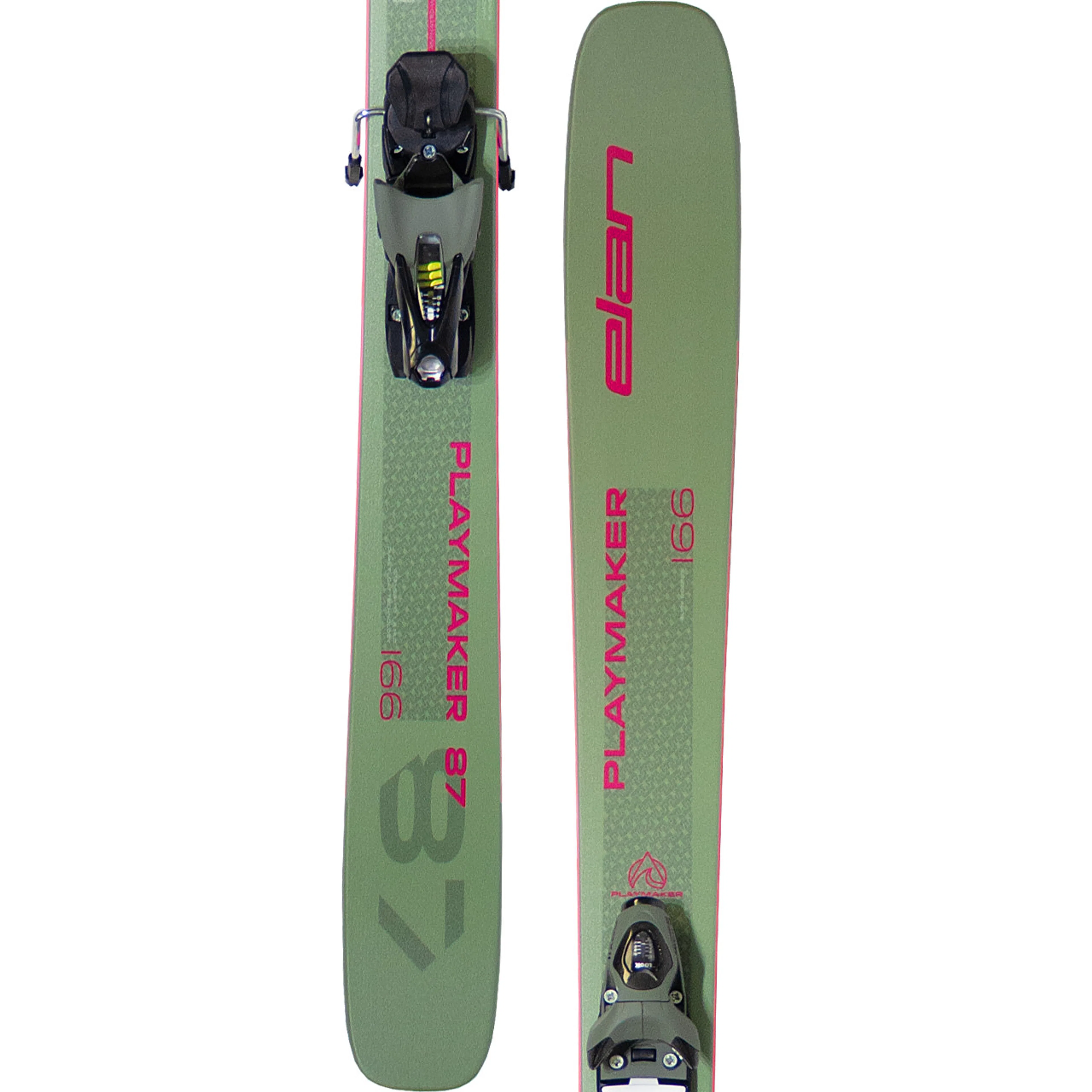 Горные лыжи Elan Playmaker 87 SET incl. Look SPX 11 Khaki, чёрный