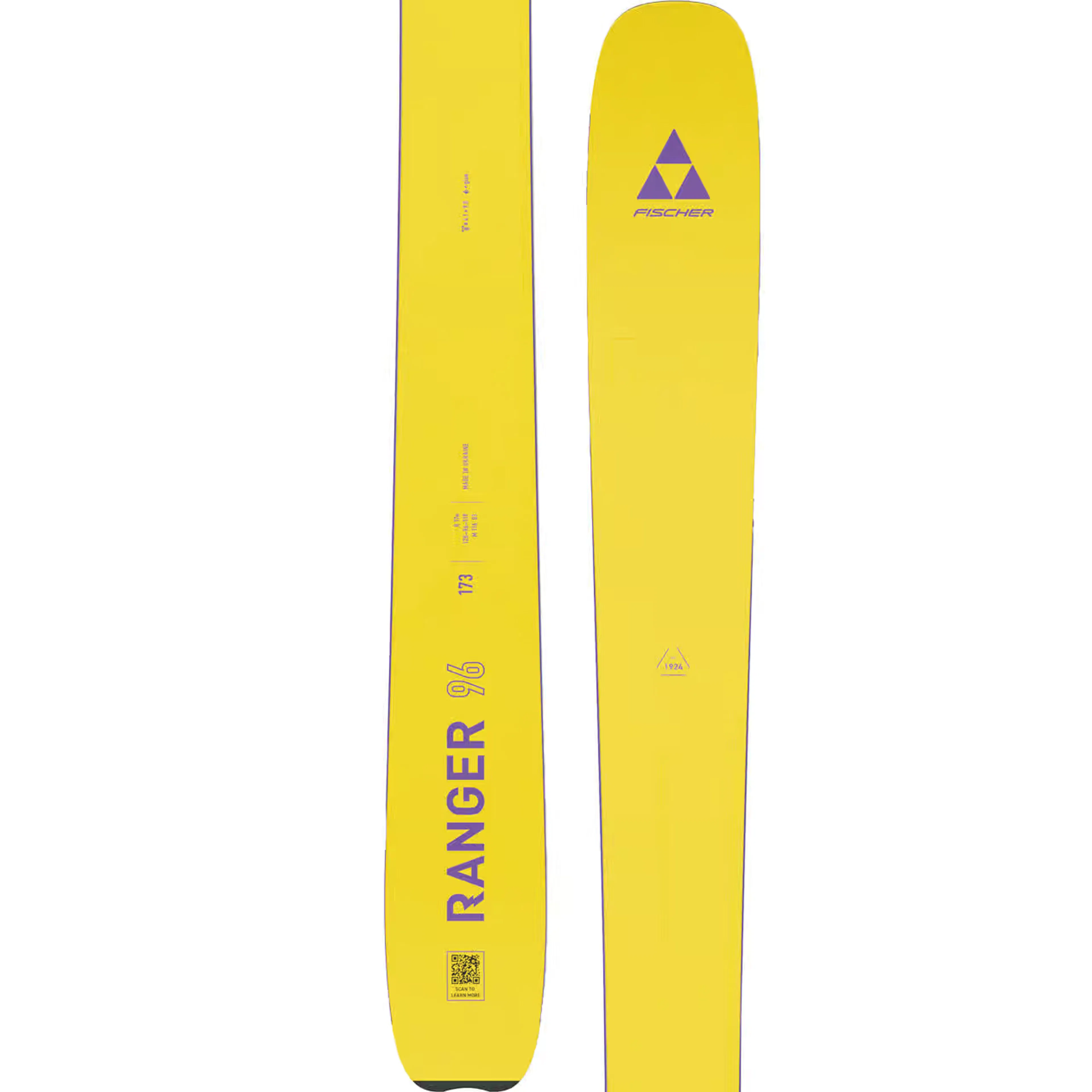 Горные лыжи Fischer Ranger 96, жёлтый