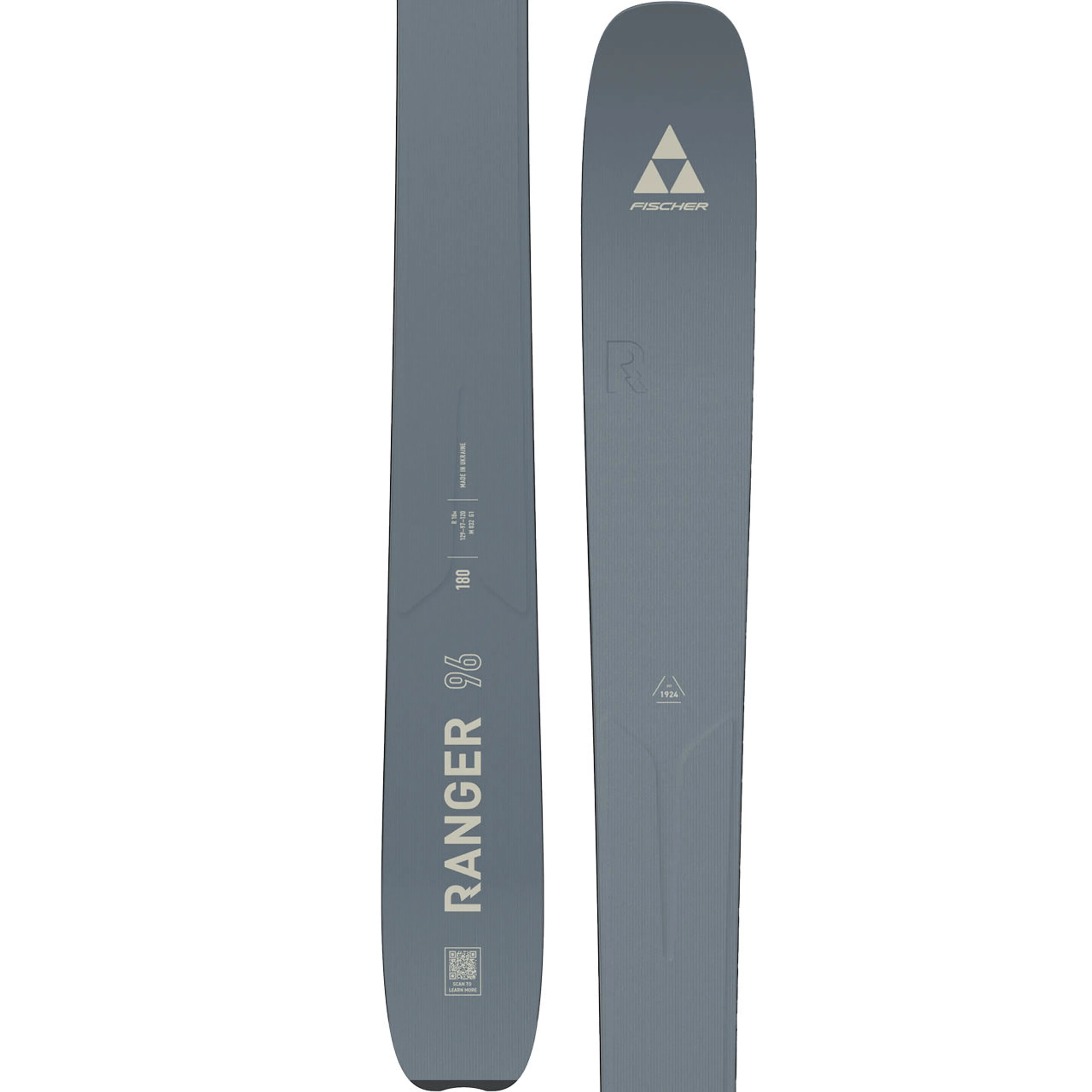 Горные лыжи Fischer Ranger 96, серый