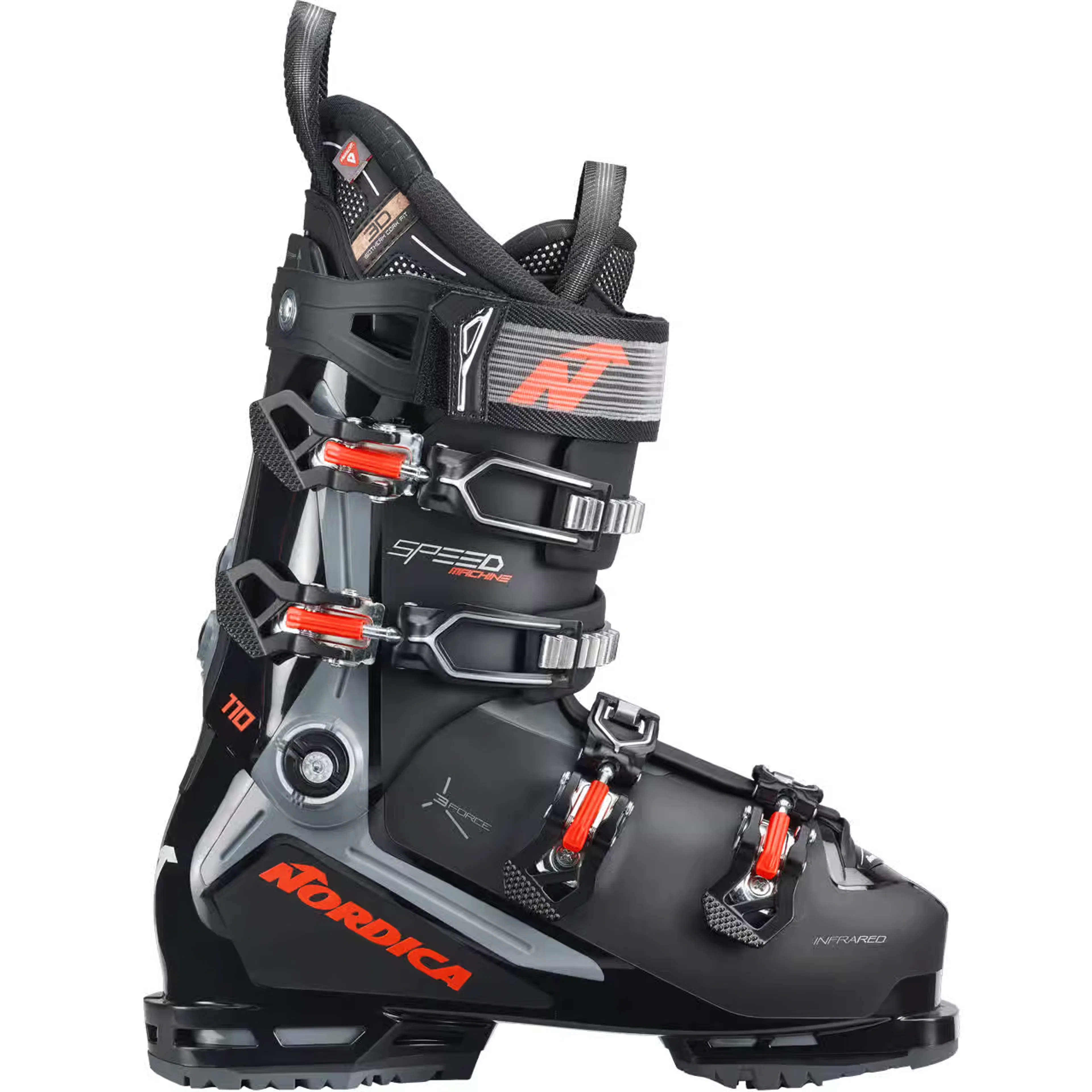 Горнолыжные ботинки Nordica Speedmachine 3 110 GW, чёрный, серый