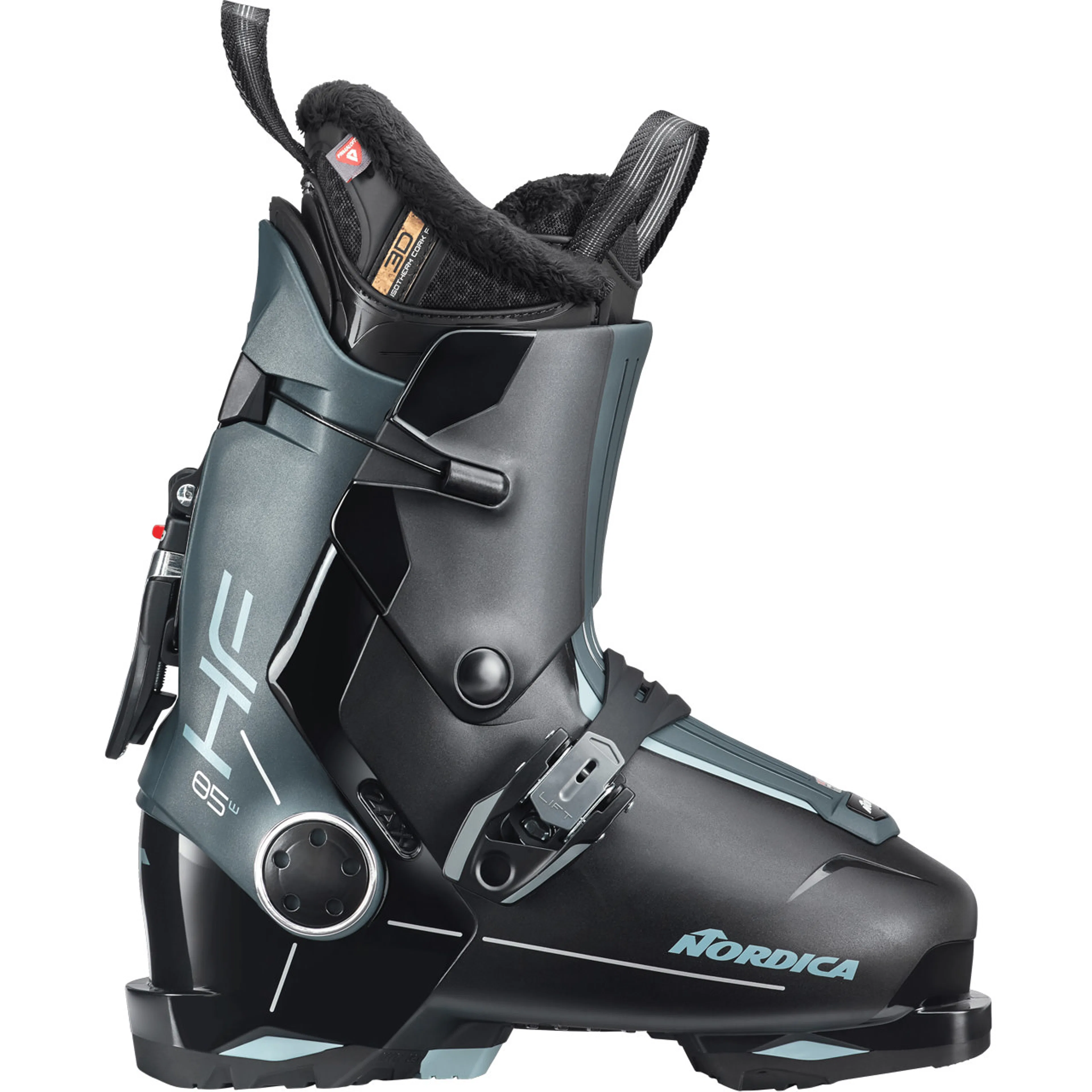 Горнолыжные ботинки Nordica HF 85 W GW aquamarine, чёрный, зелёный