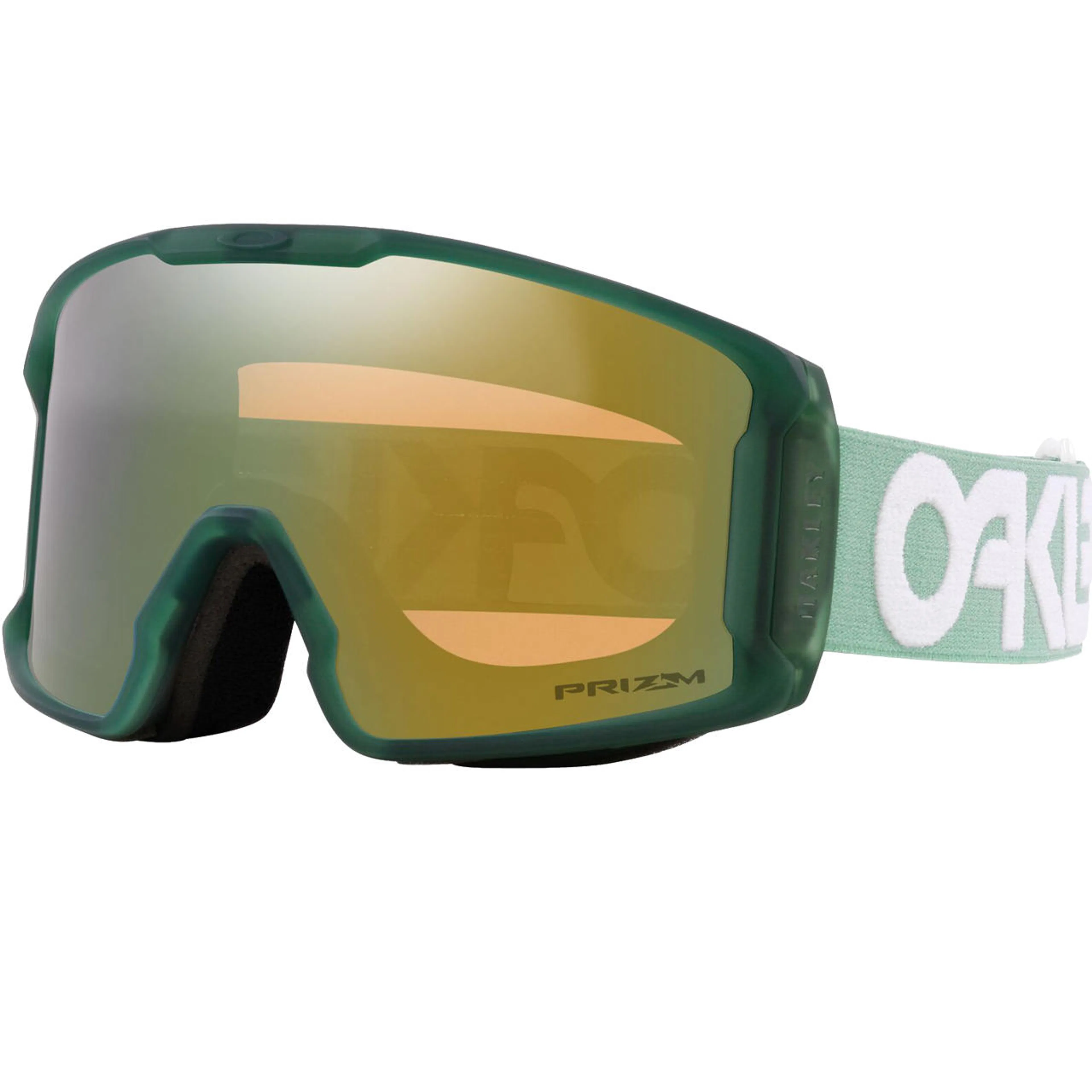 Маска OAKLEY Line Miner M B1B jade Prizm Sage Iridium, матовый, золотой