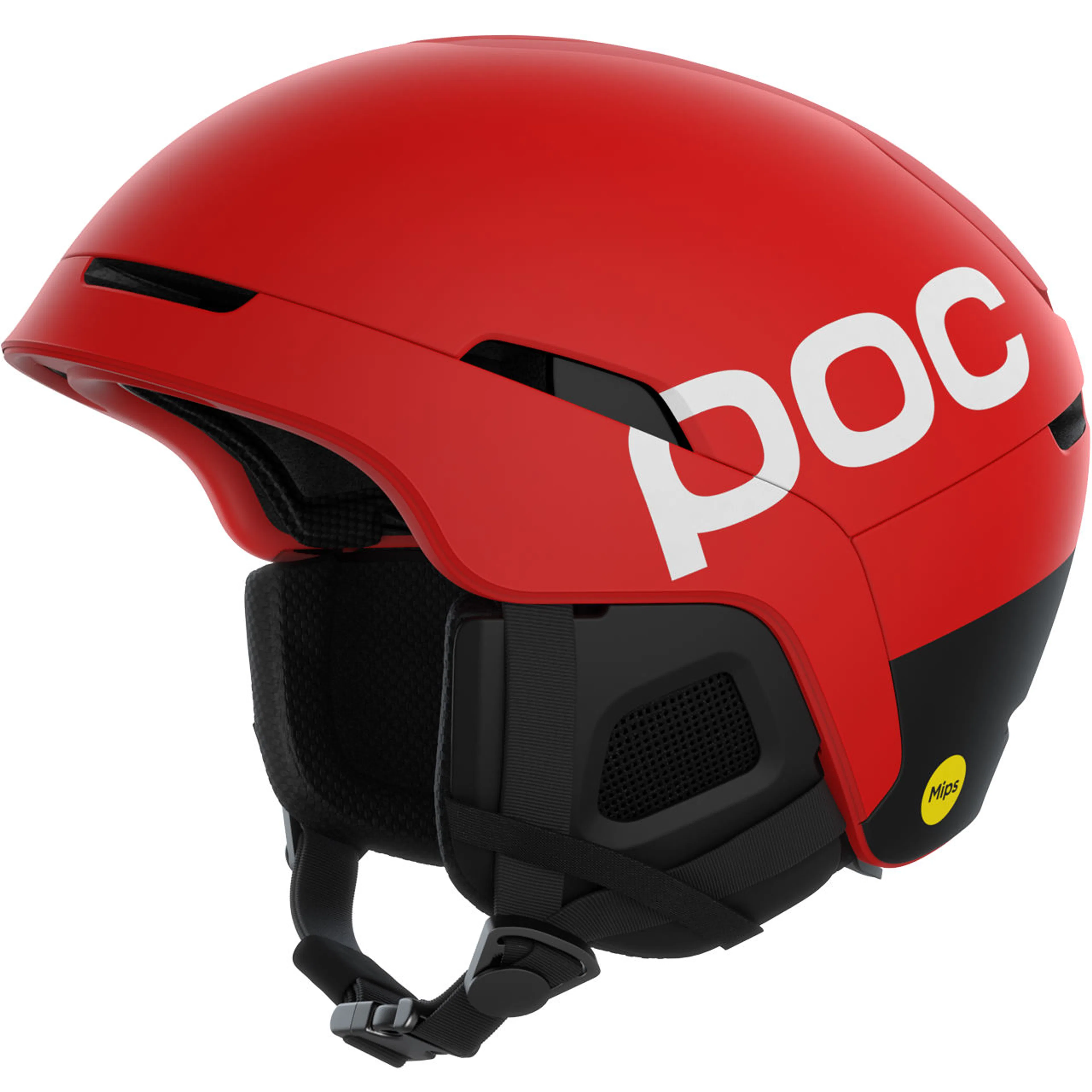 Шлем POC Obex BC Mips prismane, красный, матовый