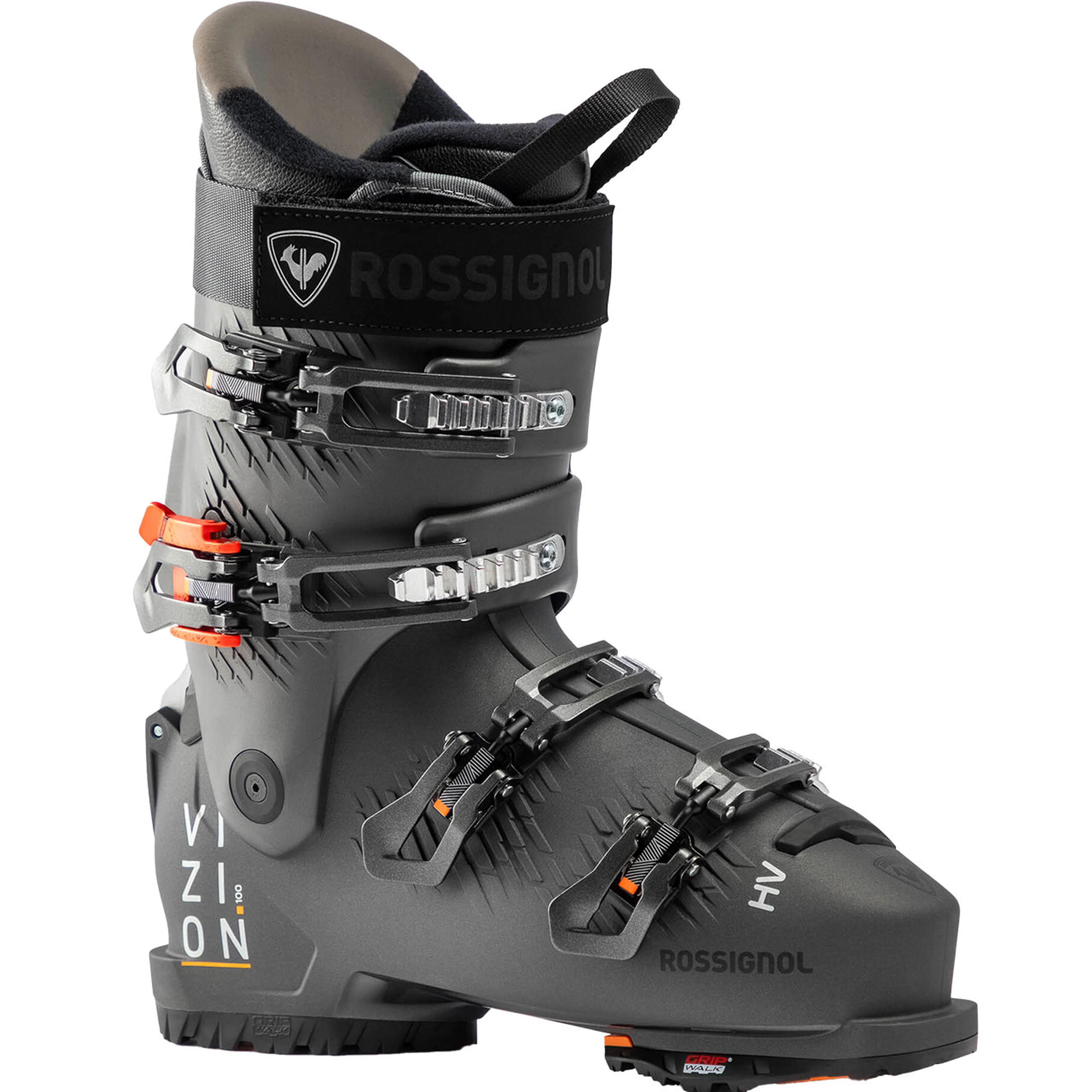 Горнолыжные ботинки Rossignol Vizion 4B 100 HV GW metal, серый