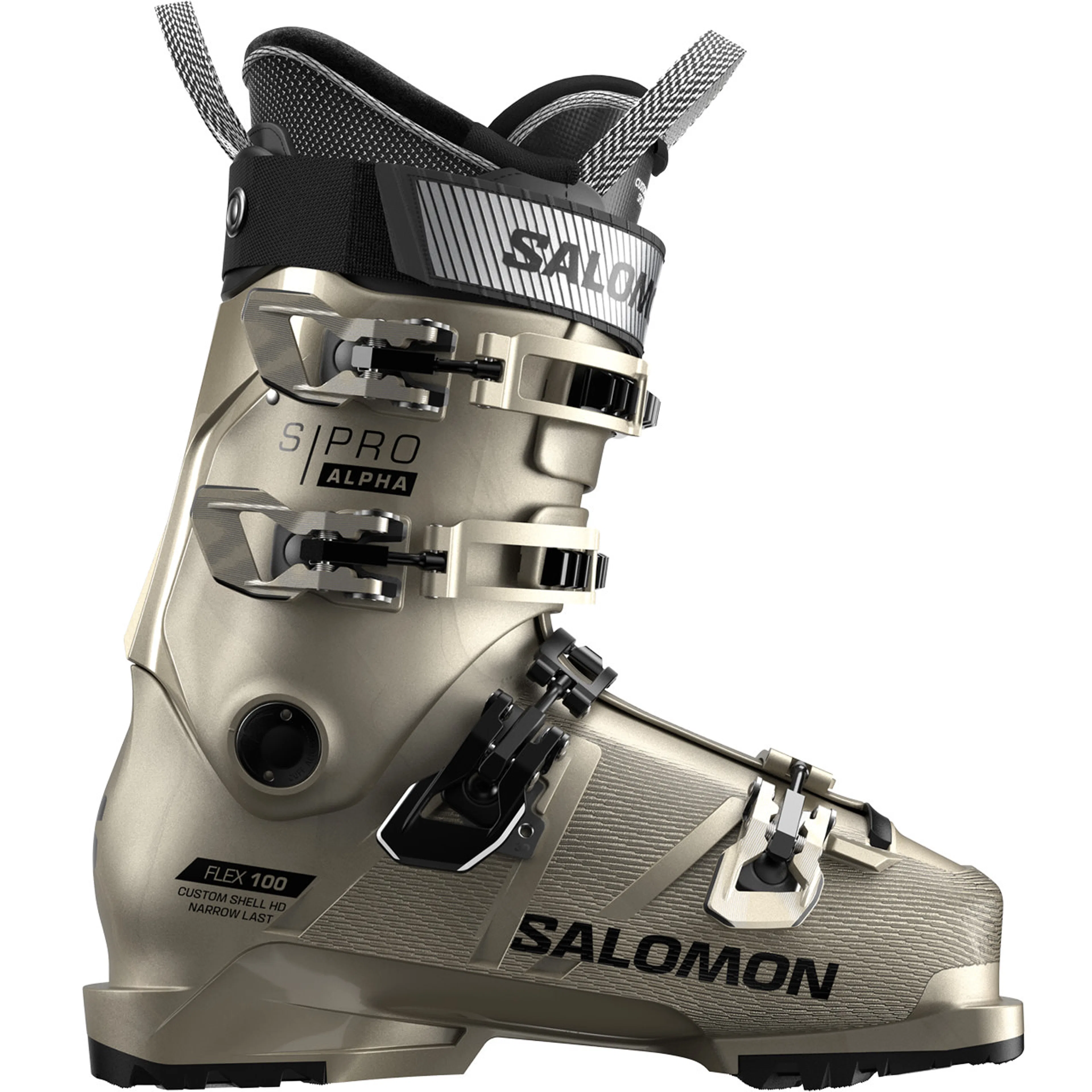Горнолыжные ботинки Salomon S Pro Alpha 100 W GW met., светлый, бронзовый