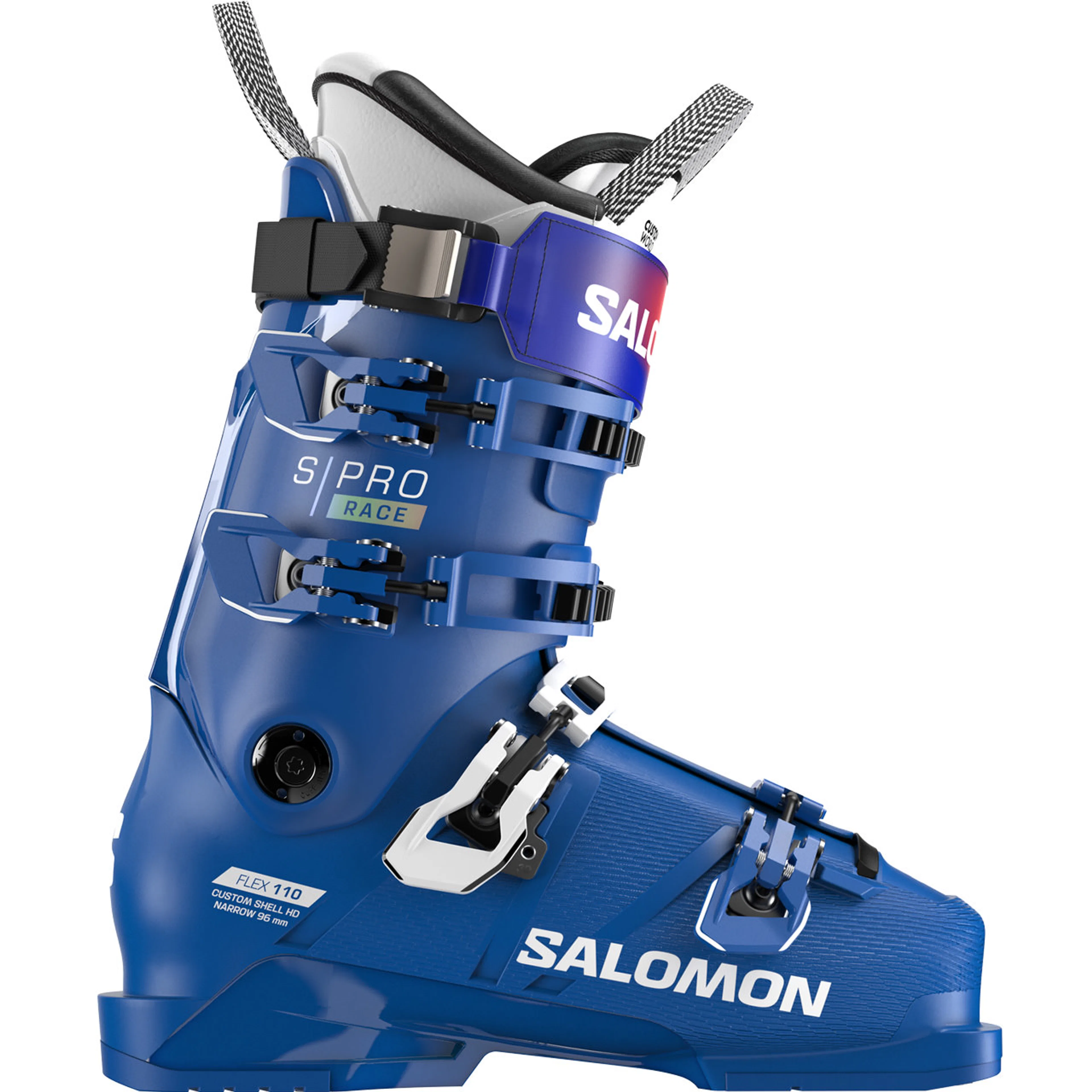 Горнолыжные ботинки Salomon S Pro Race 110 race process, синий, белый