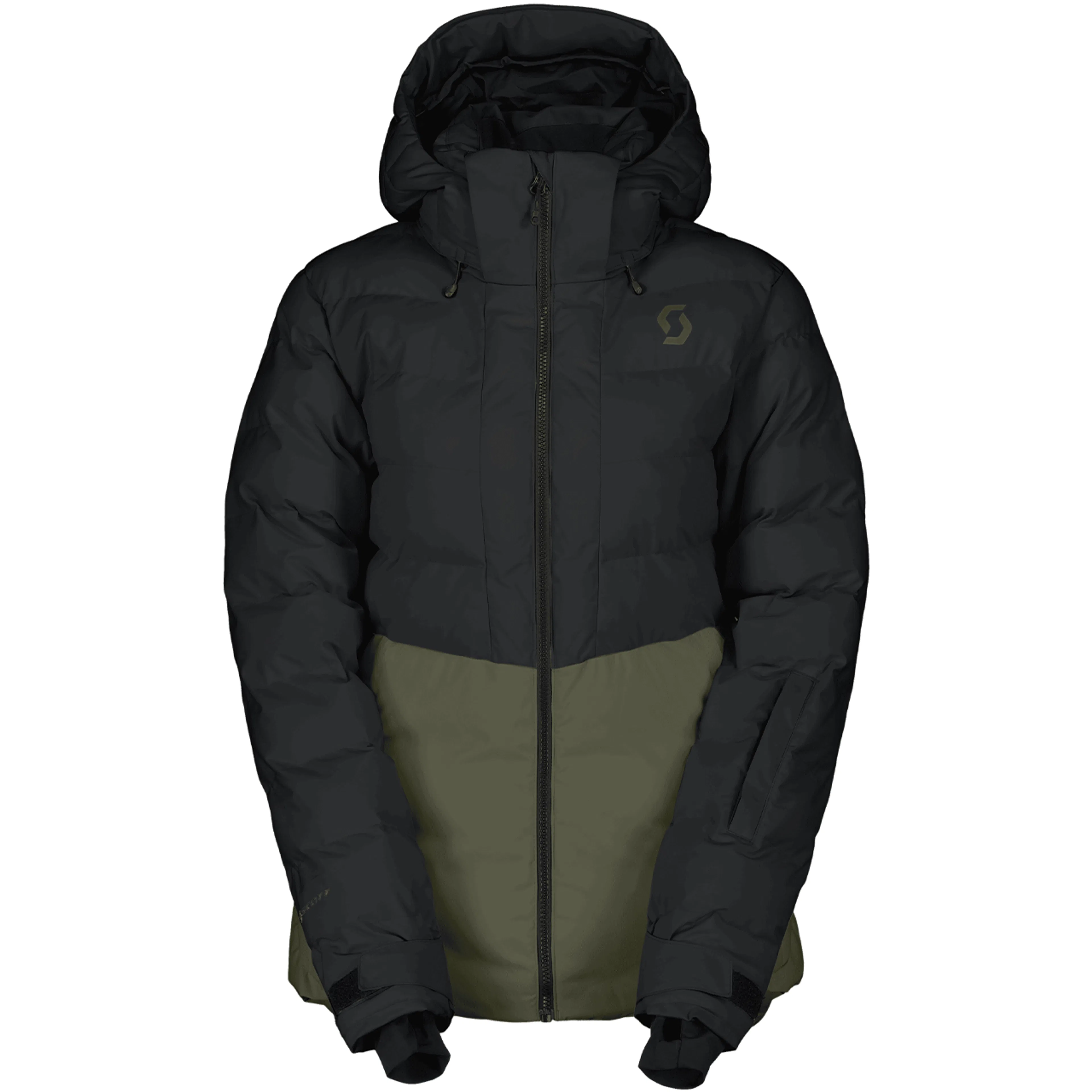 Куртка Scott ULTIMATE WARM douglas, женская, зелёный, чёрный