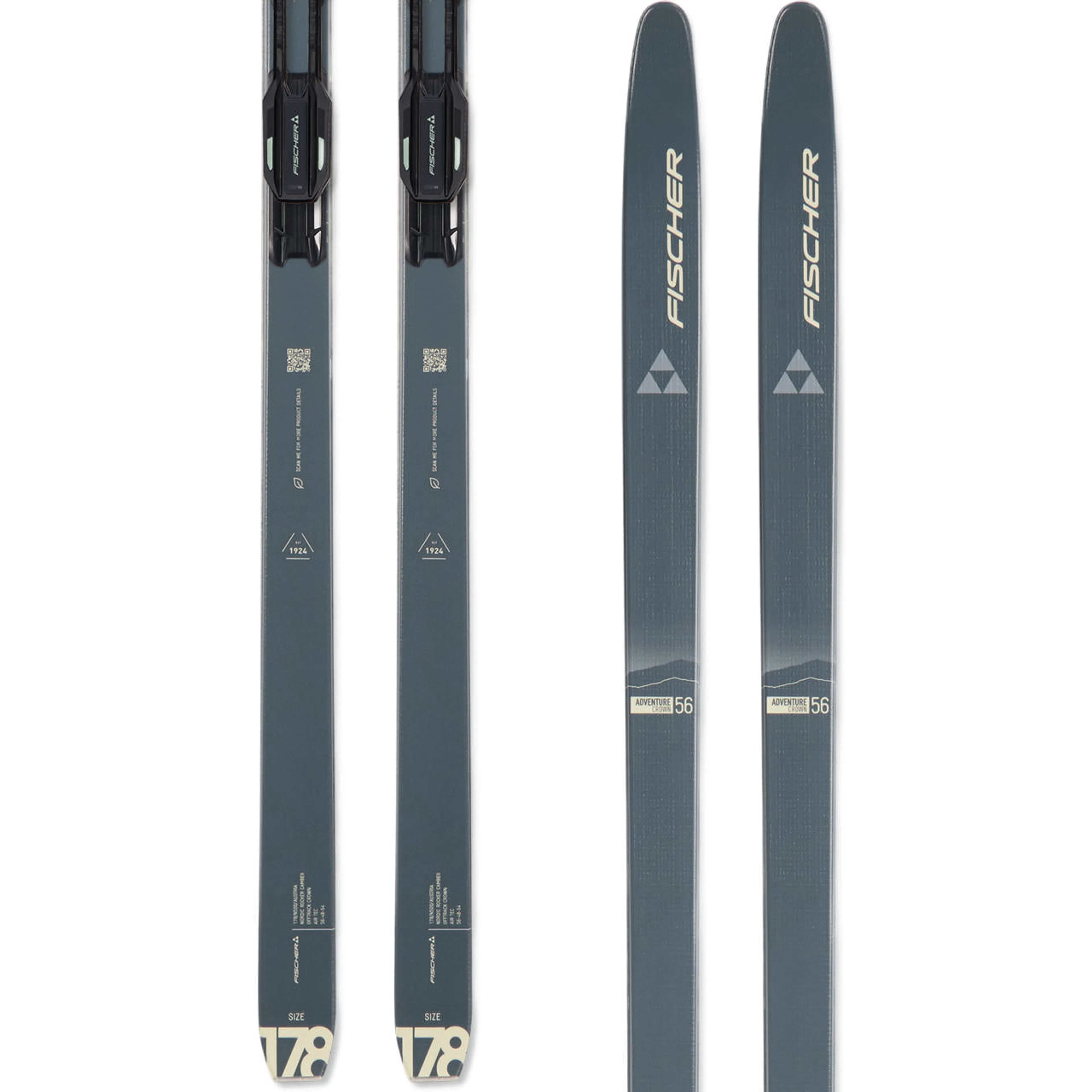 Горные лыжи Fischer ADVENTURE 56 CROWN XTRALITE SET