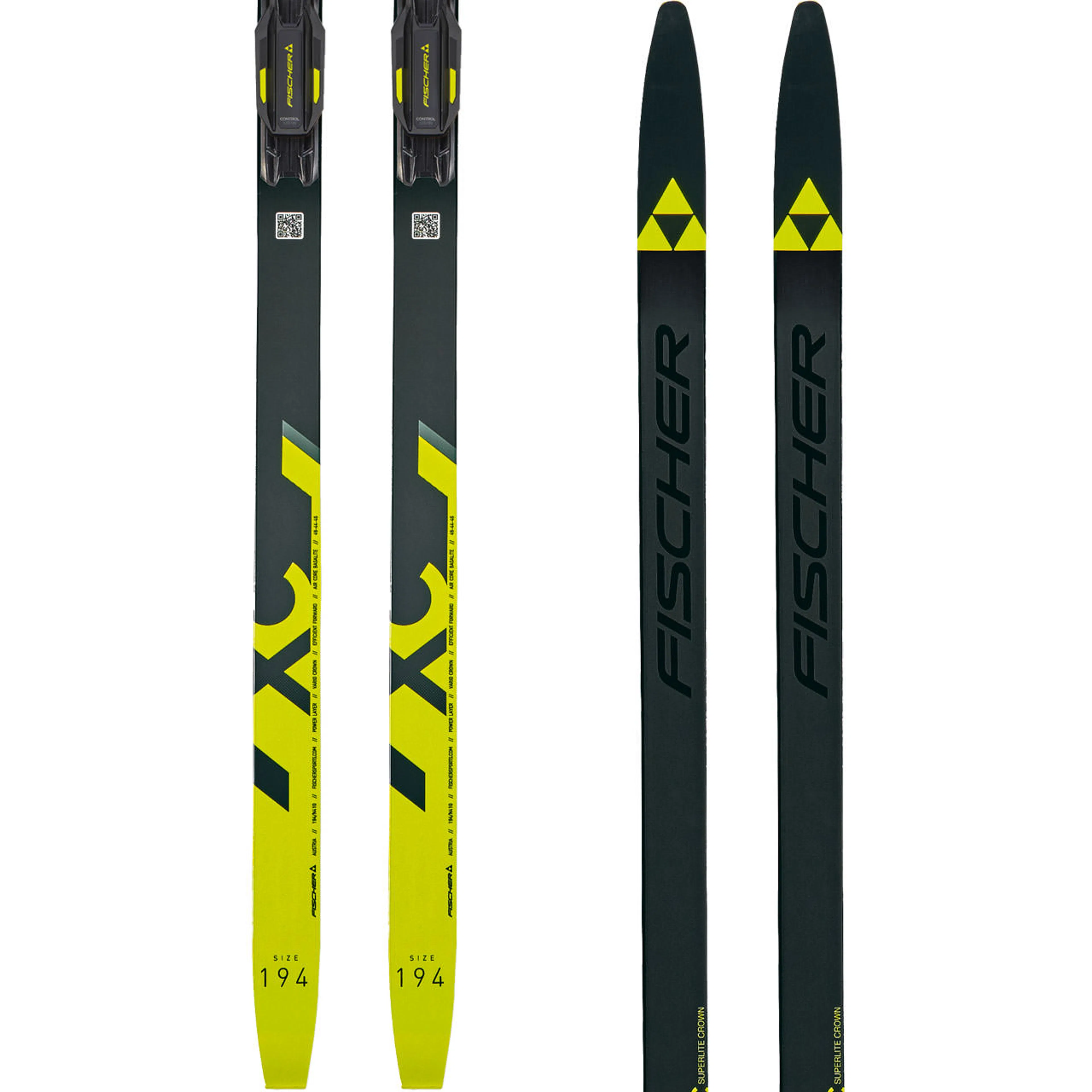 Горные лыжи Fischer Superlite Crown EF Xtra Stiff SET