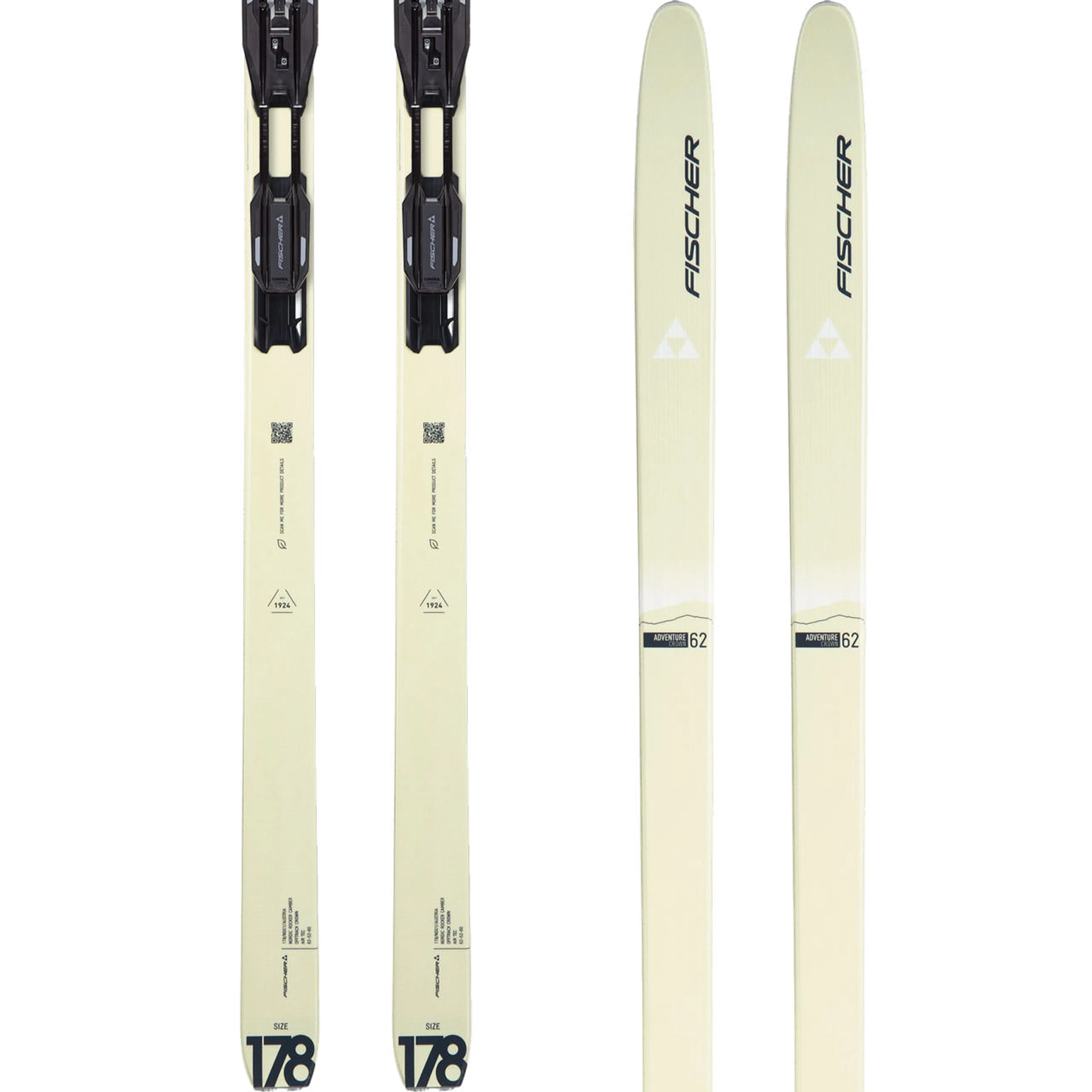 Горные лыжи Fischer ADVENTURE 62 CROWN XTRALITE Mounted SET