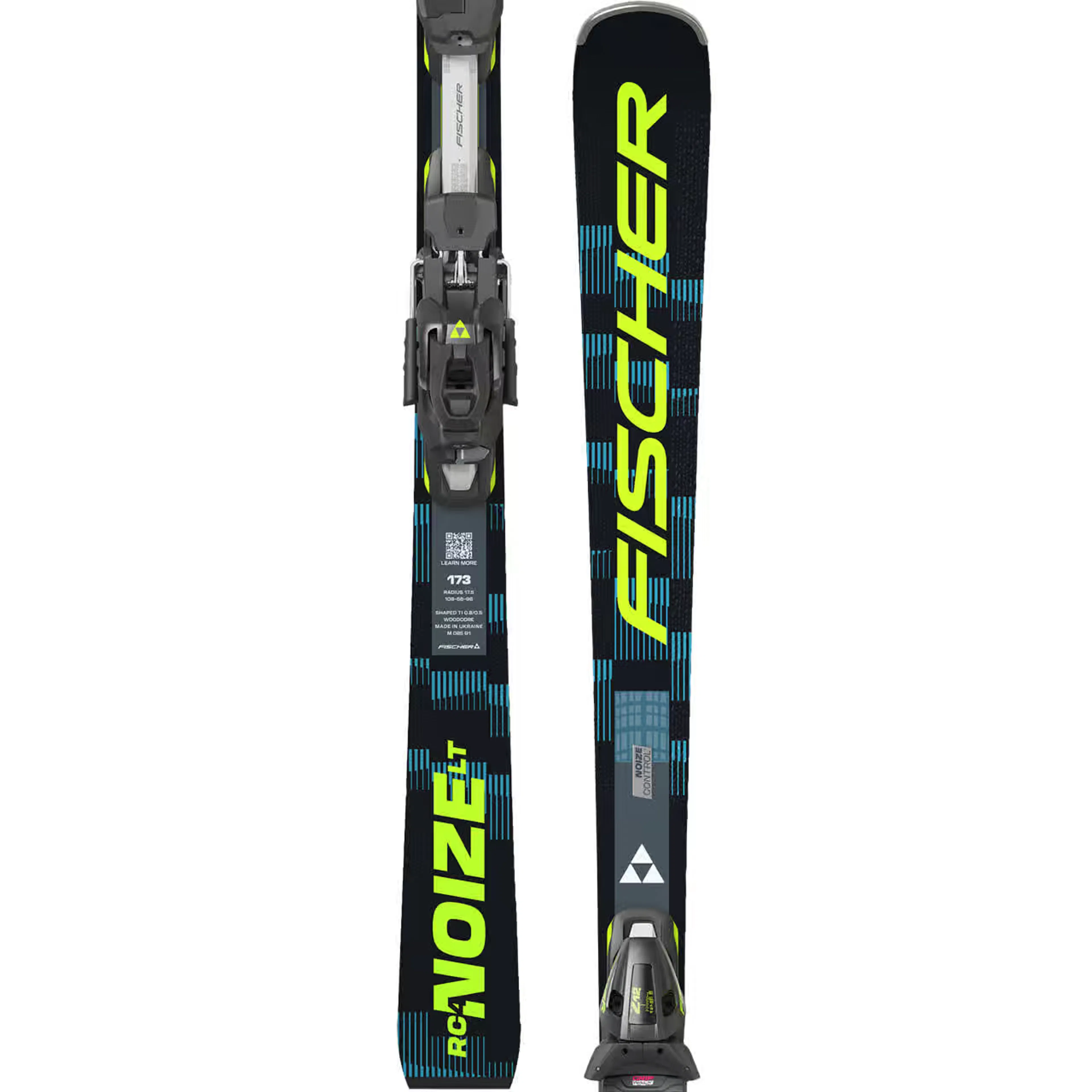 Горные лыжи Fischer RC4 NOIZE LT Superflex, чёрный