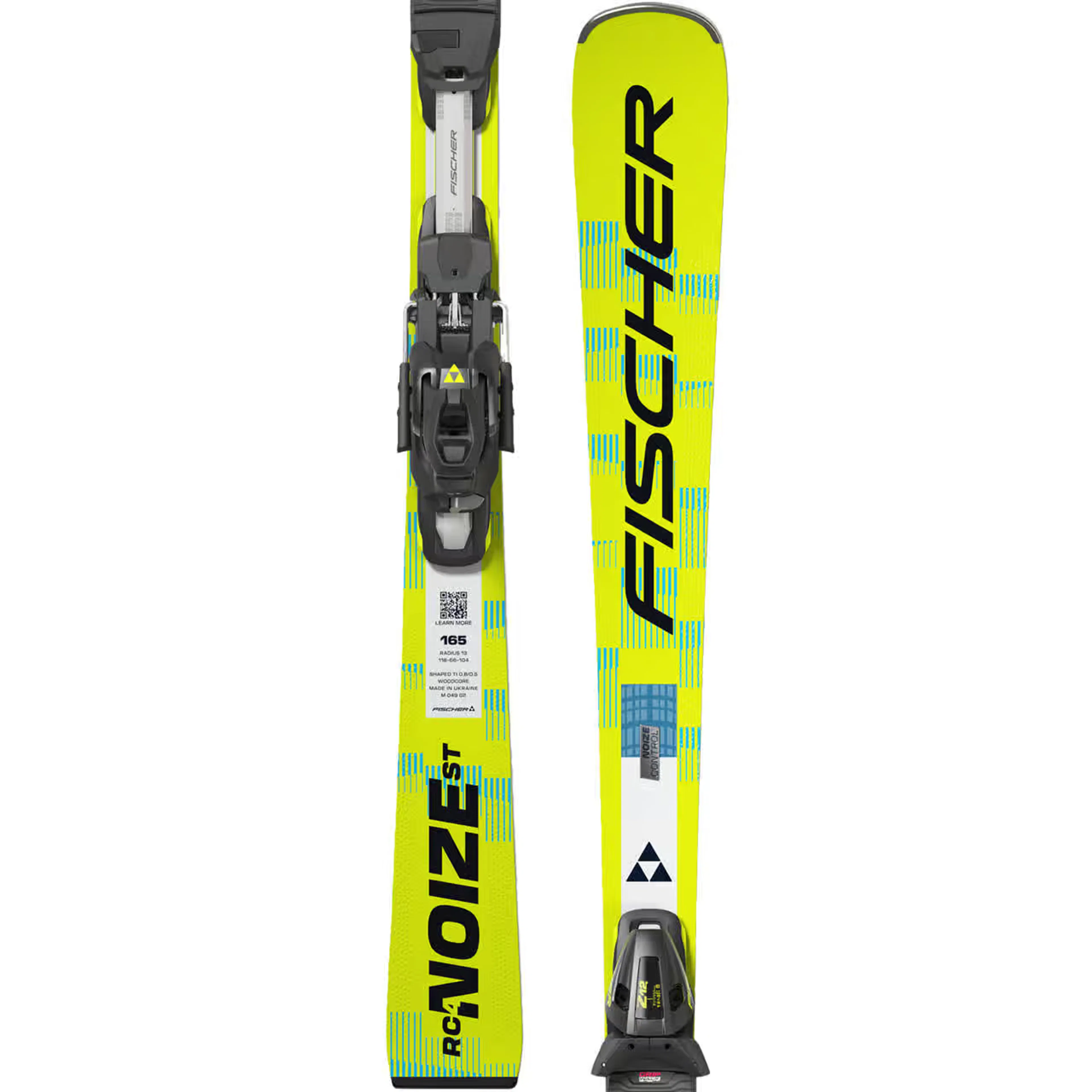 Горные лыжи Fischer RC4 NOIZE ST Superflex, жёлтый