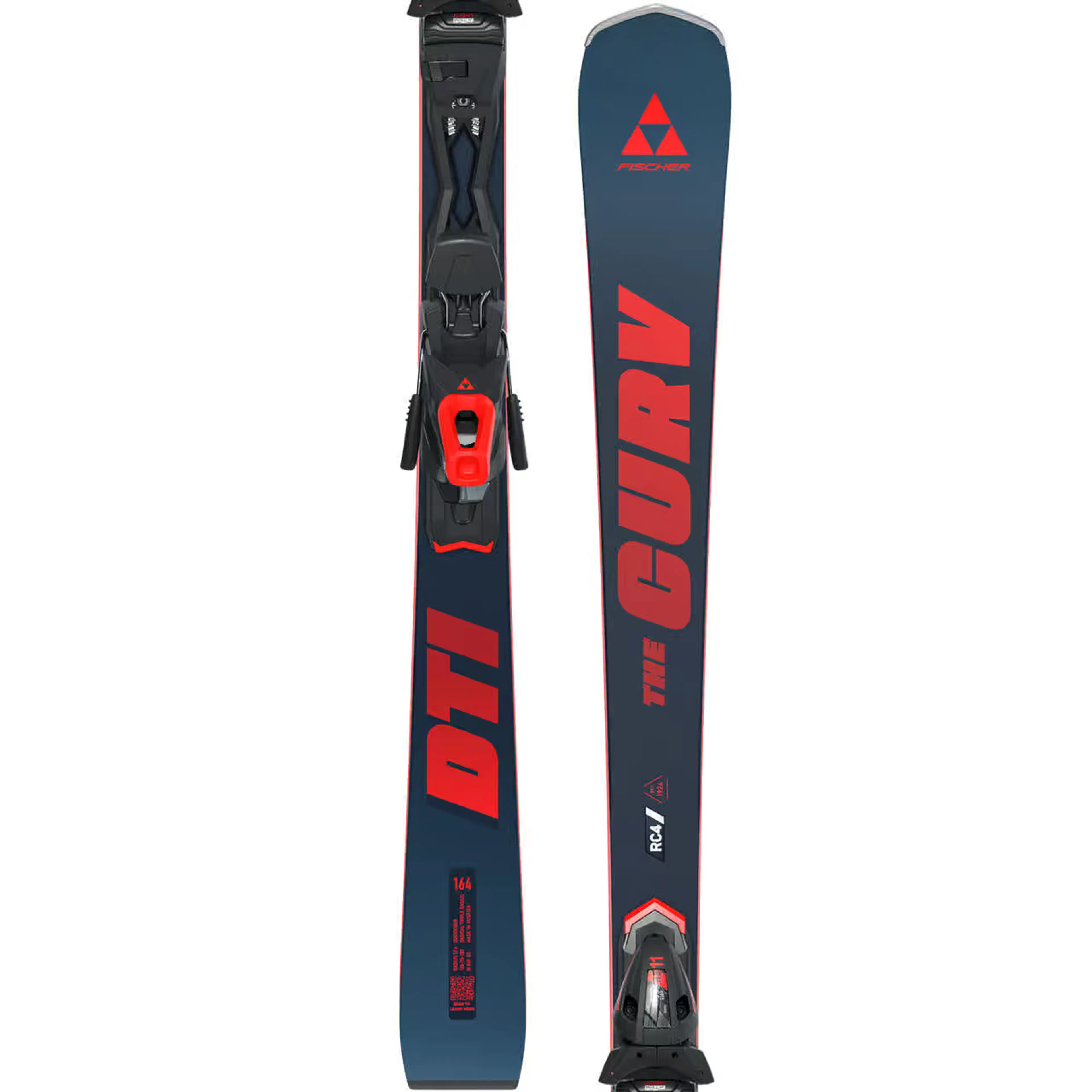 Горные лыжи Fischer The Curv DTI AR, синий, красный