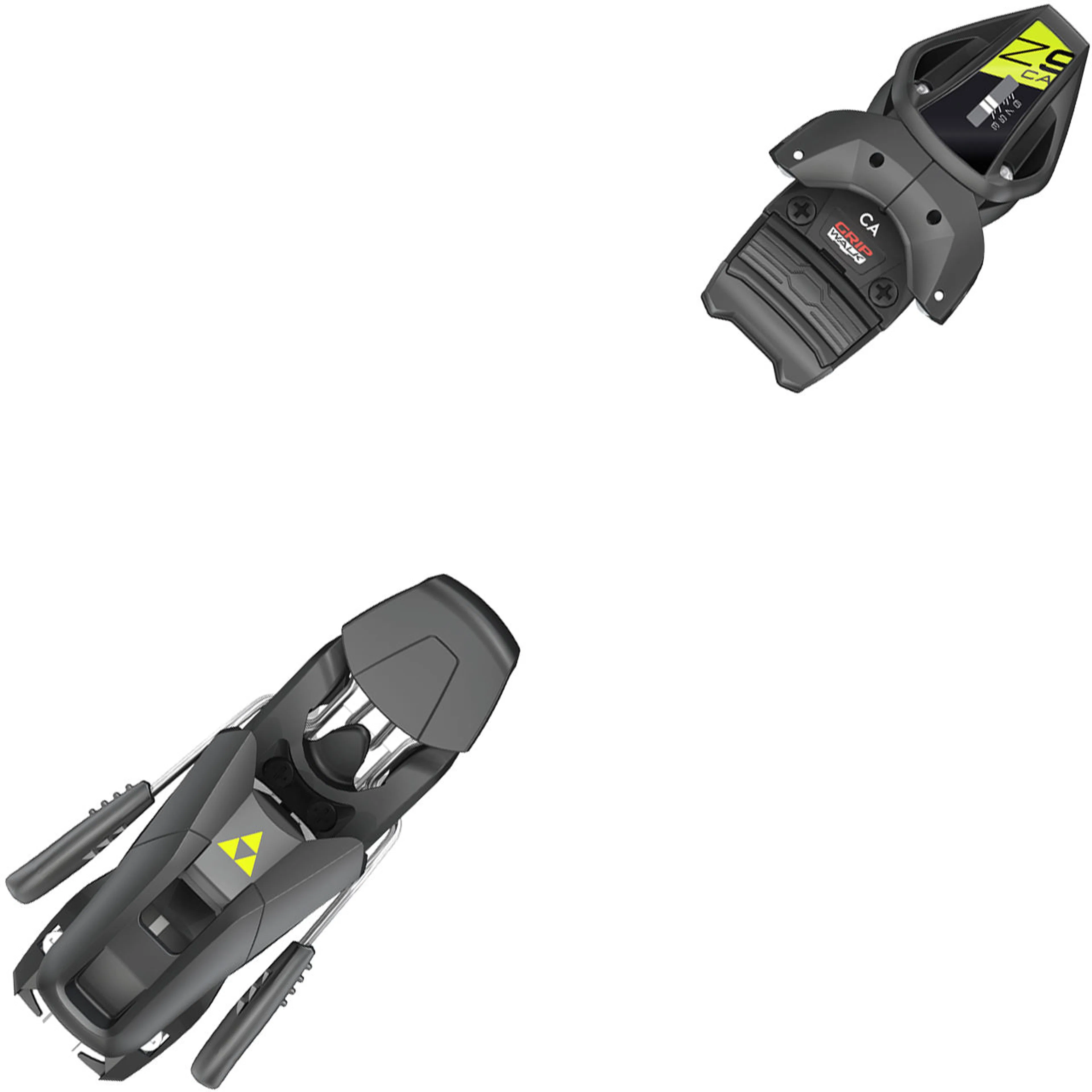 Крепления Fischer RC4 Z 9 GW AC solid, чёрный, жёлтый