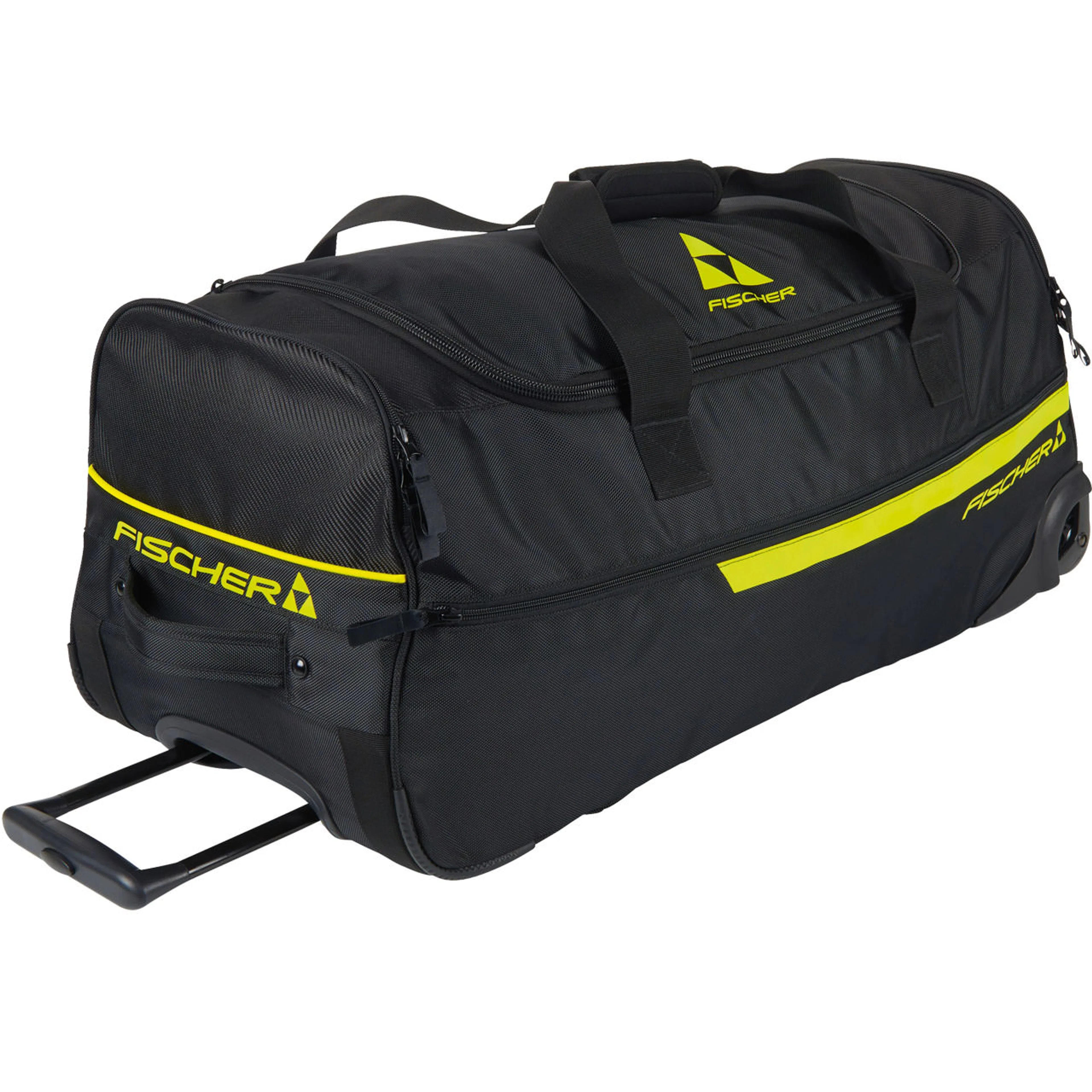 Сумка Fischer Team Sportduffel 100L, чёрный, жёлтый
