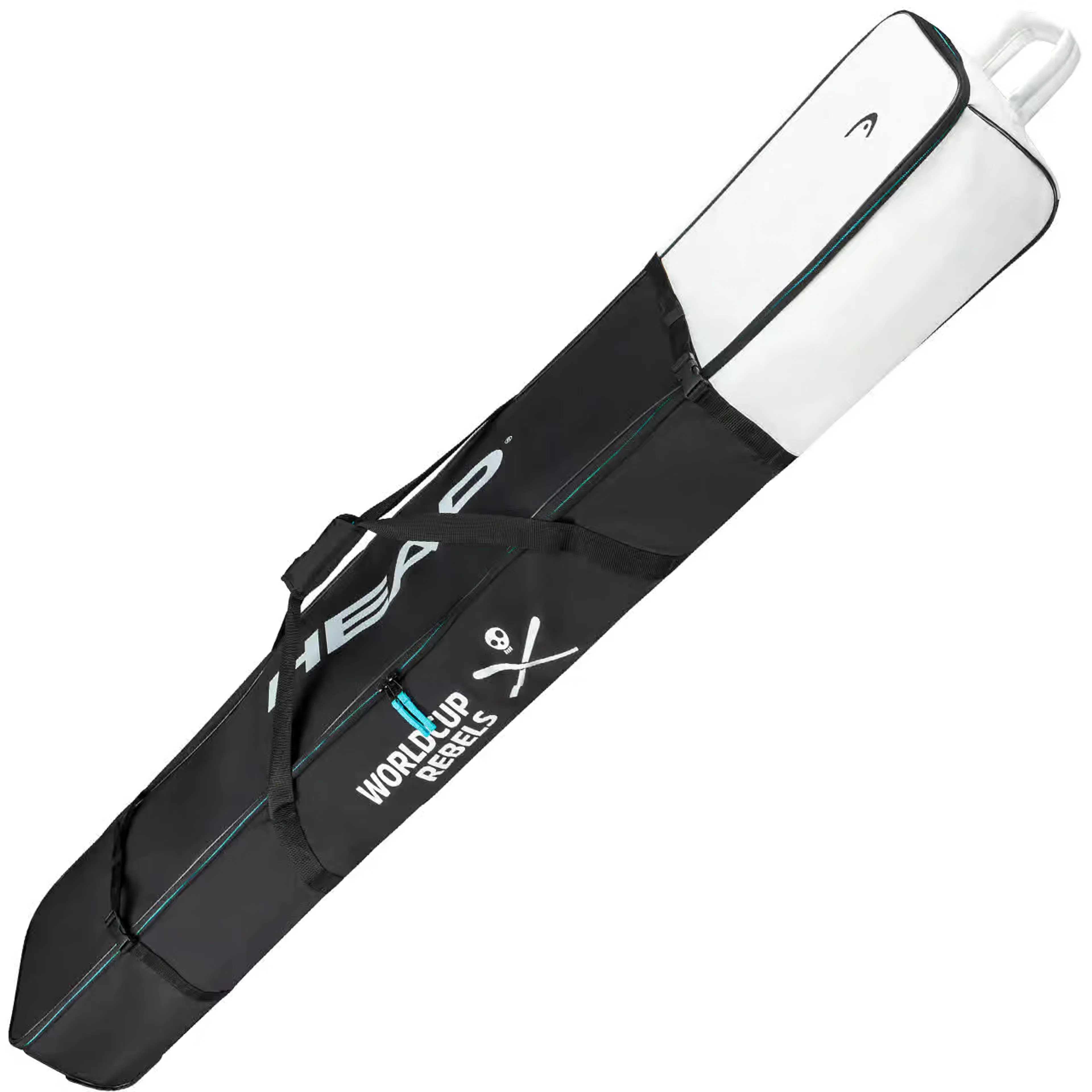 Сумка Head Rebels Double Skibag 203 cm speed, чёрный, белый