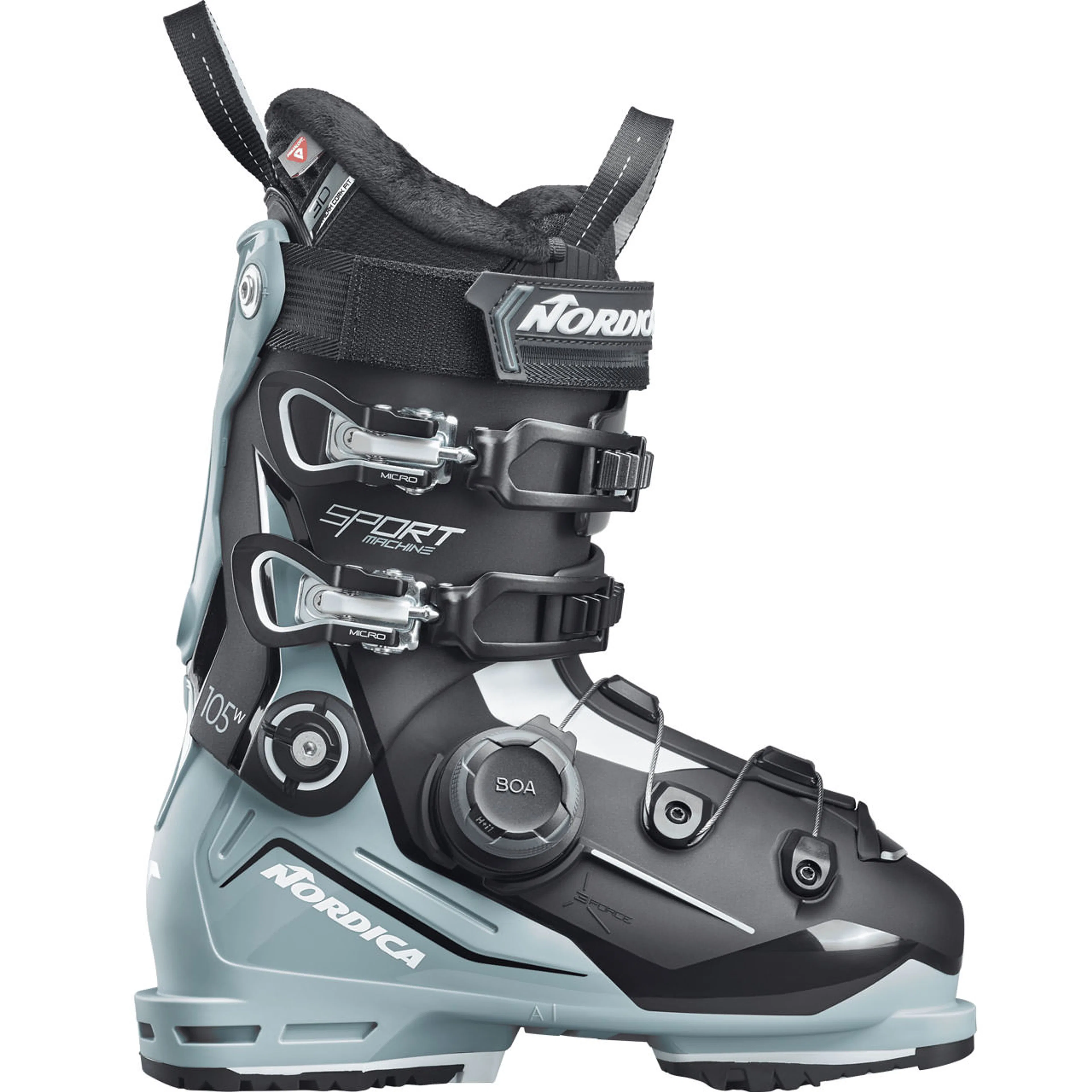 Горнолыжные ботинки Nordica Sportmachine 3 105 W BOA GW, чёрный, светлый