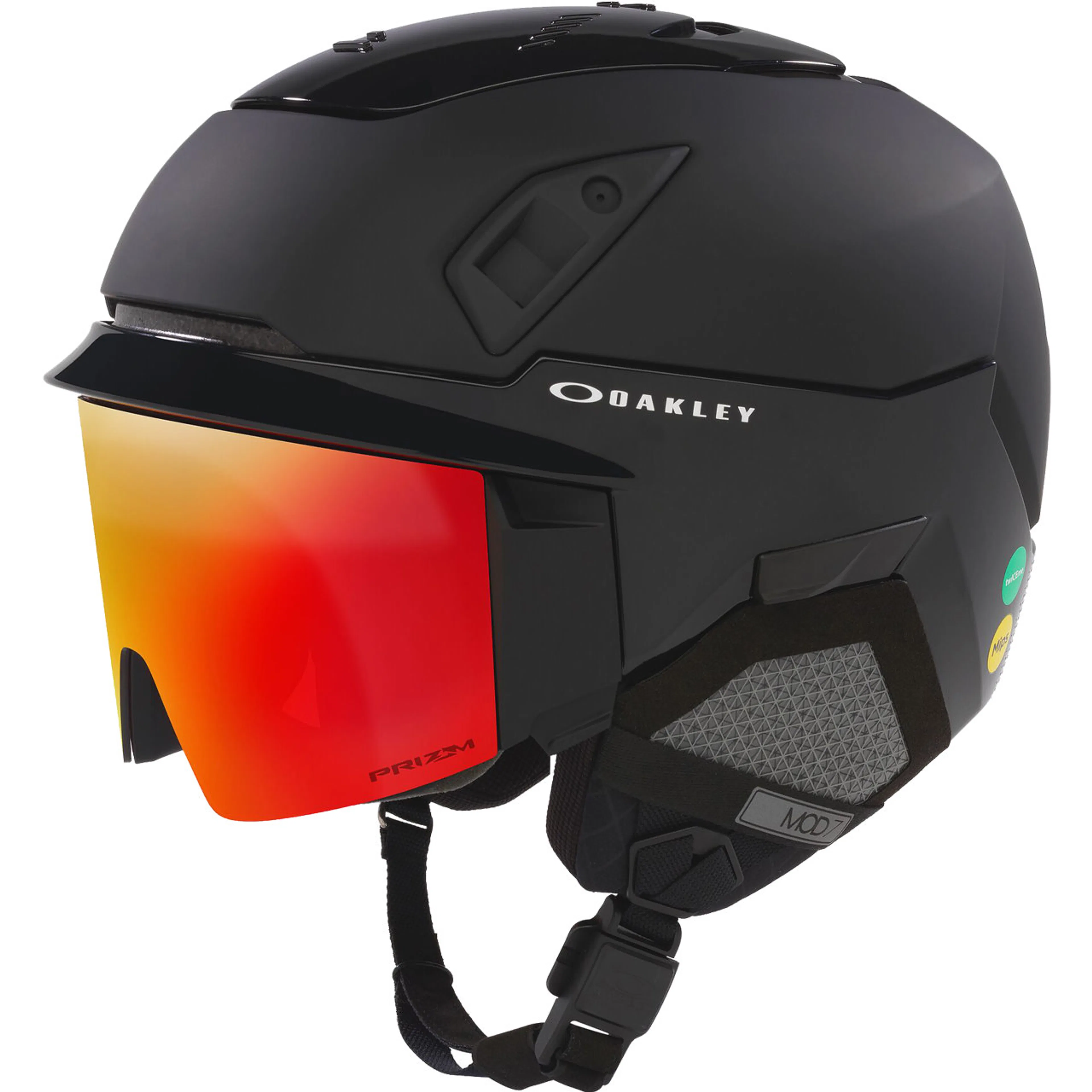 Шлем OAKLEY MOD7 I.C.E. polished prizm torch iridium, матовый, чёрный