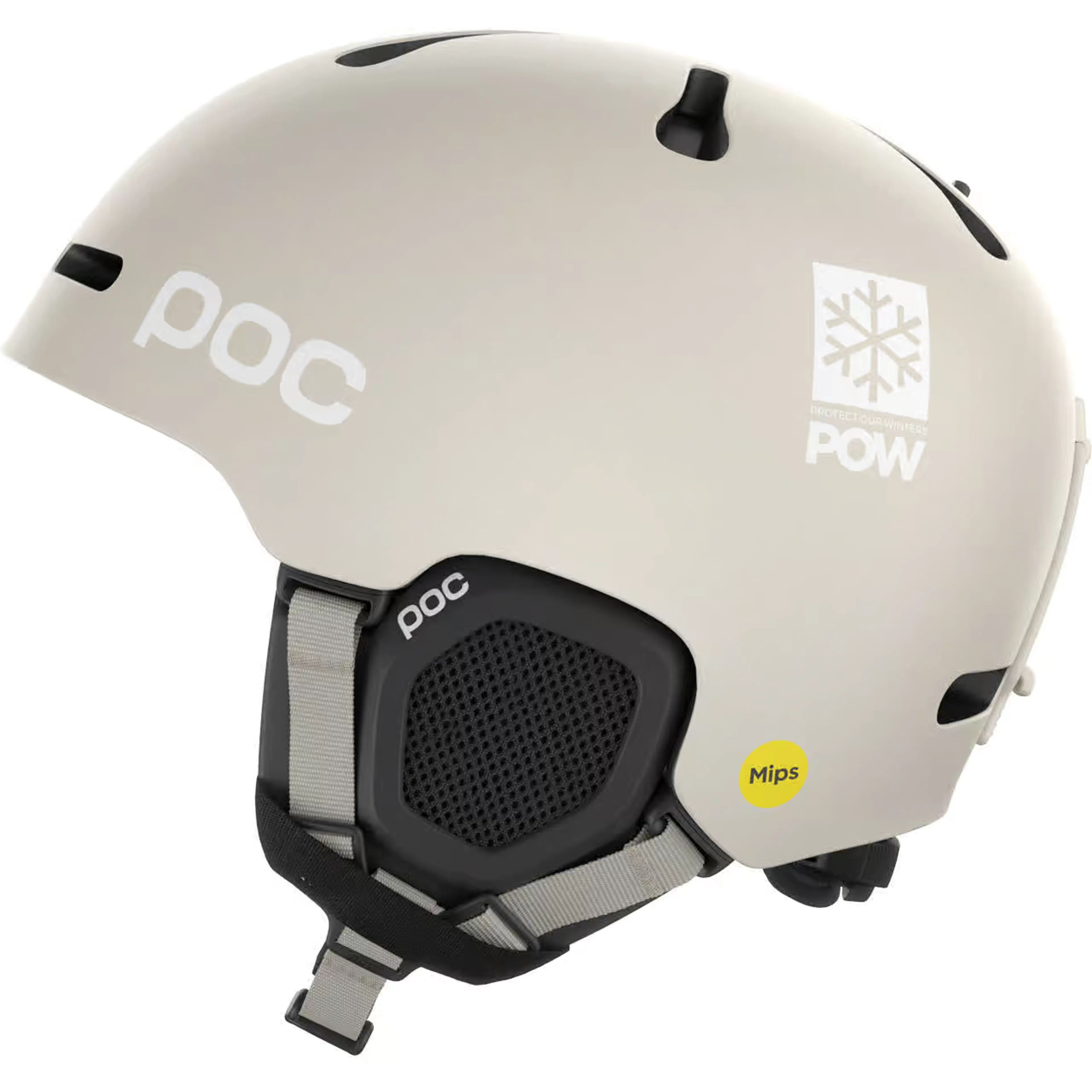 Шлем POC Fornix Mips POW JJ mineral, серый, матовый