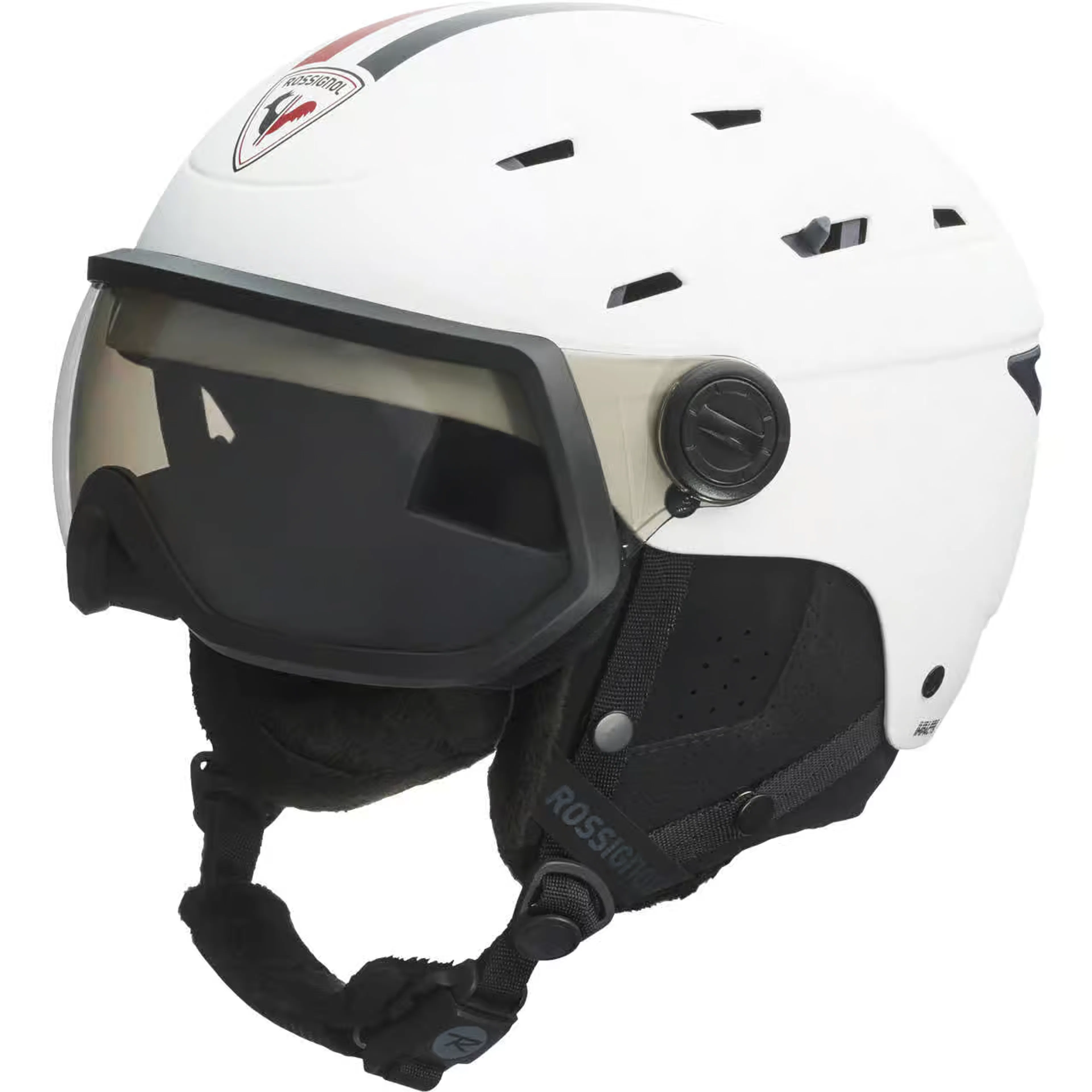 Шлем Rossignol Allspeed Visor Impacts Photochromic STRATO, белый
