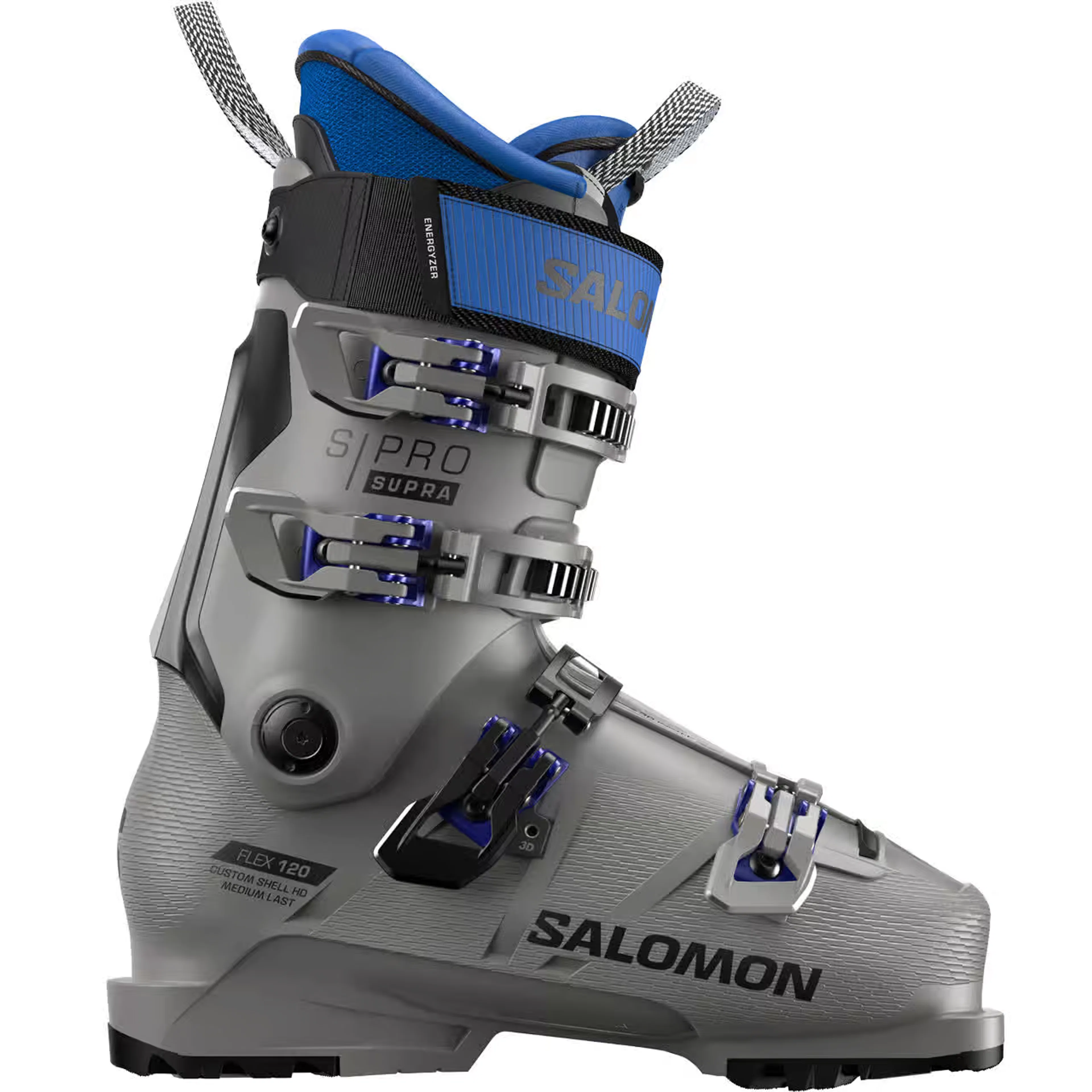 Горнолыжные ботинки Salomon S Pro Supra 120 GW steel race, серый, синий