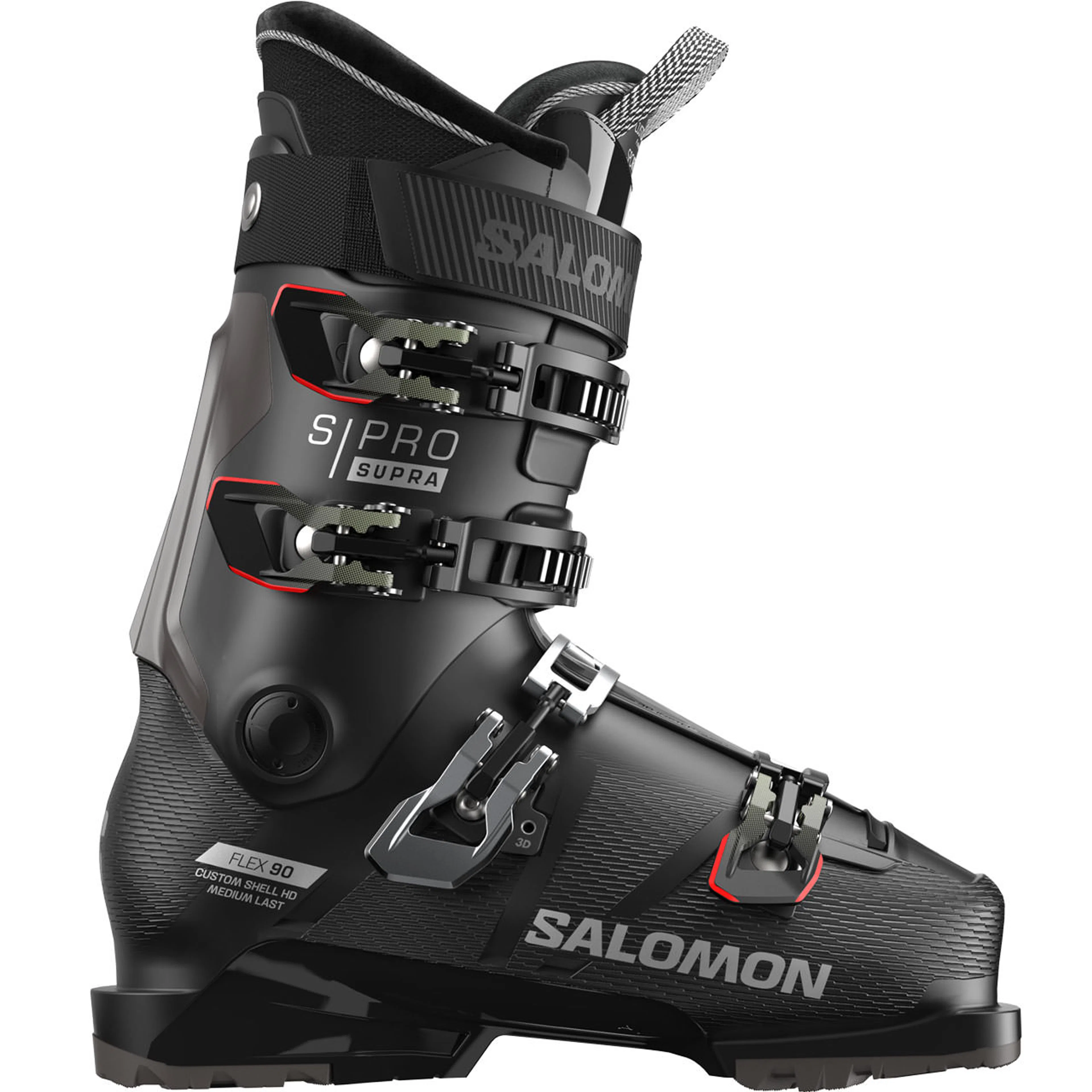 Горнолыжные ботинки Salomon S Pro Supra 90 W GW, чёрный, серебристый