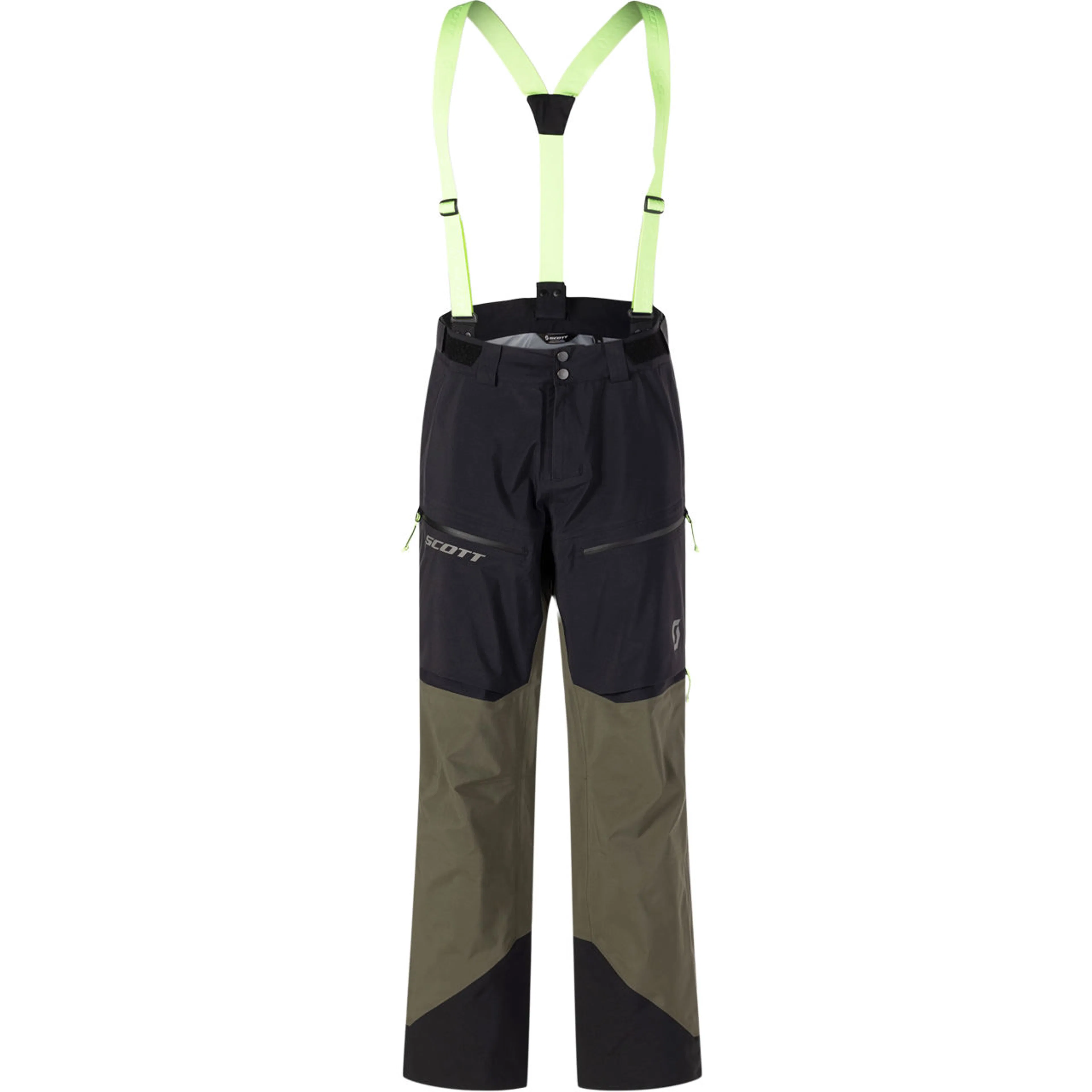 Брюки Scott EXPLORAIR GTX 3L douglas, мужские, зелёный, чёрный
