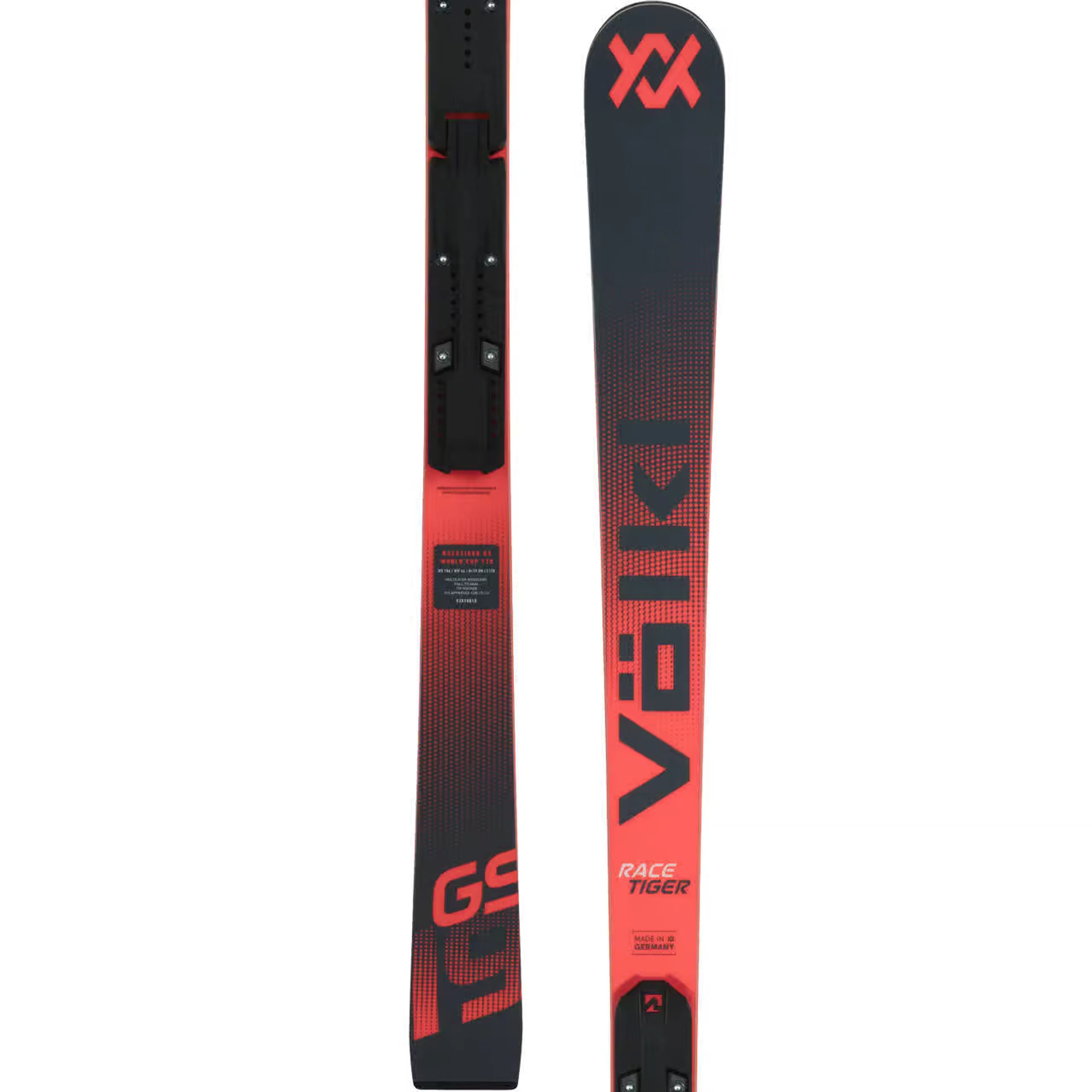 Горные лыжи Völkl Racetiger GS R Plate U14 U12 U10 U8, детские
